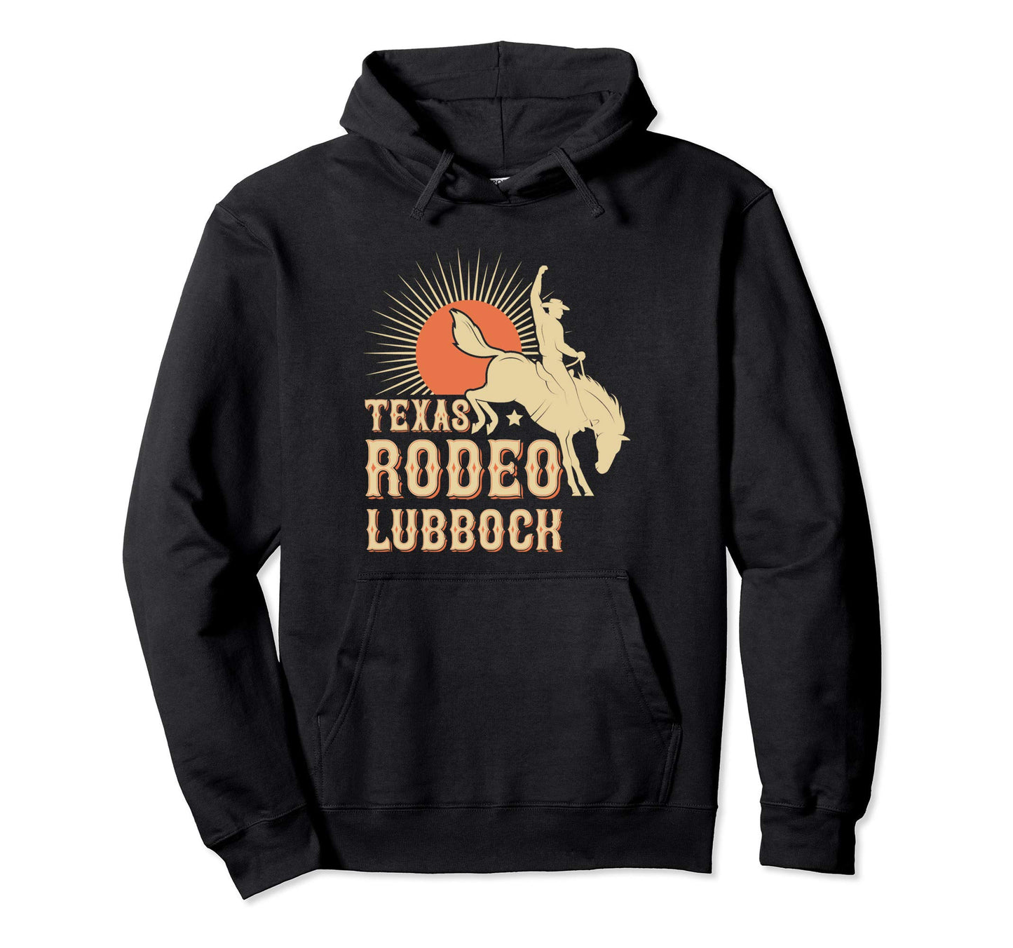 Lubbock Texas Rodeo Western Cowboy Hoodie - Unique Graphic for Adults - T-Shirt, Sweatshirt, Hoodie