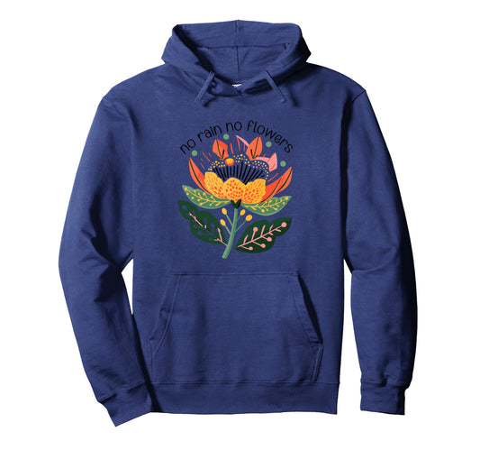Boho Floral Vibes Peace Love And Hoodie - Custom Art Print Men Women - T-Shirt, Sweatshirt, Hoodie