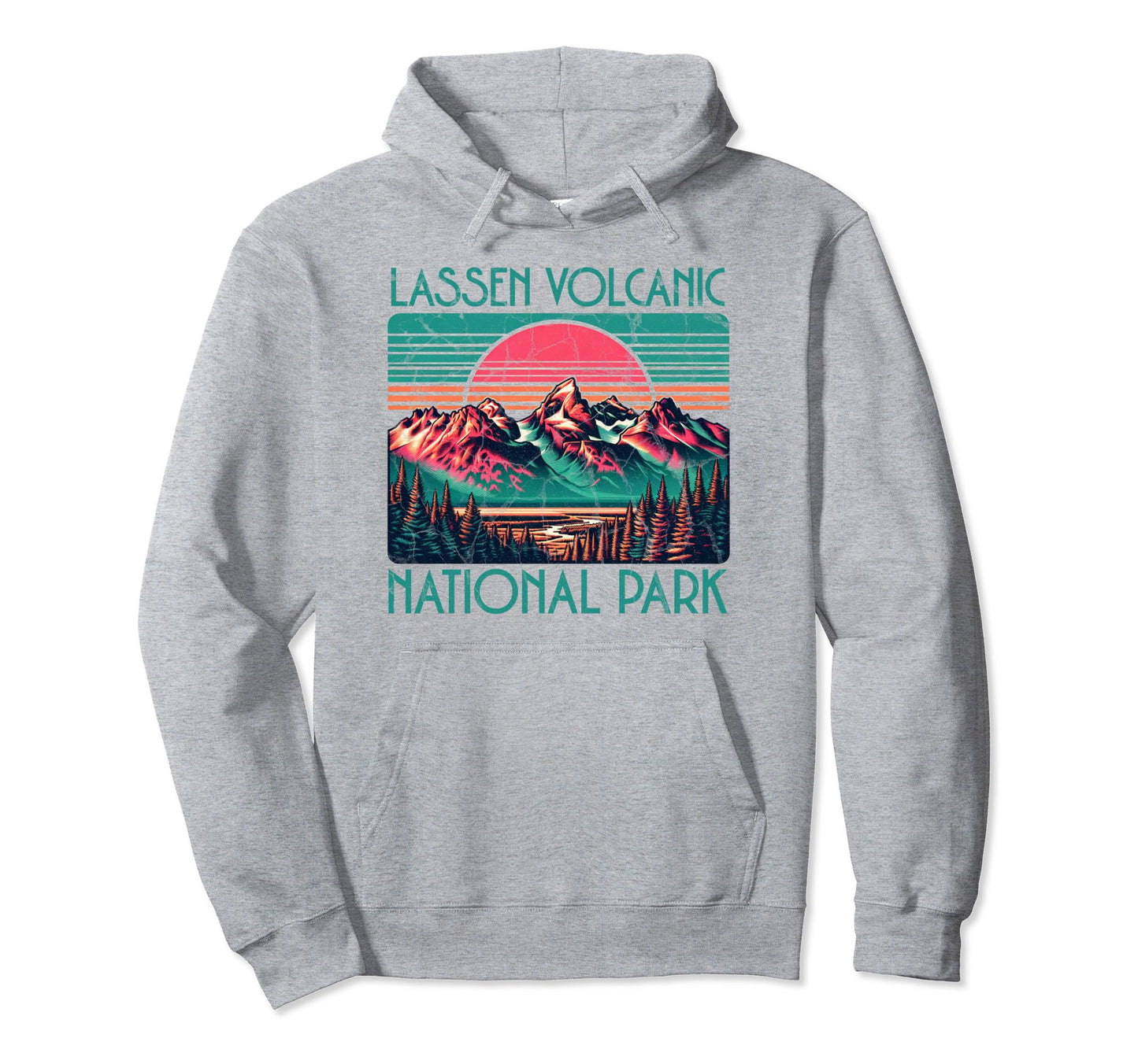 Lassen Volcanic National Park Hoodie - Aesthetic Graphic for Adults - T-Shirt, Sweatshirt, Hoodie