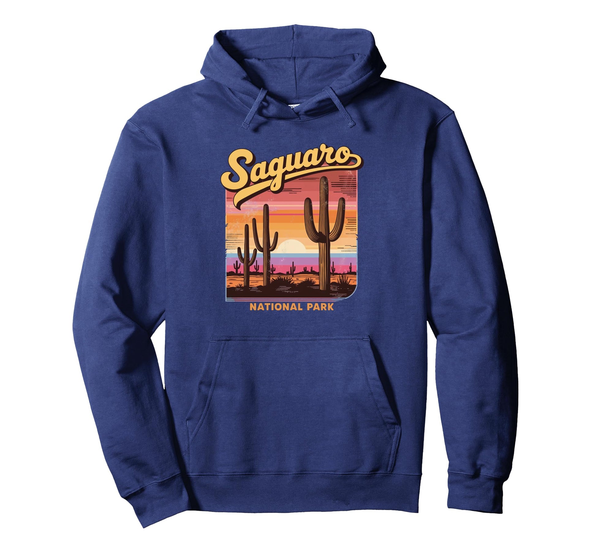 Saguaro National Park Sunset Landscape Hoodie - Graphic Print for Adults - T-Shirt, Sweatshirt, Hoodie