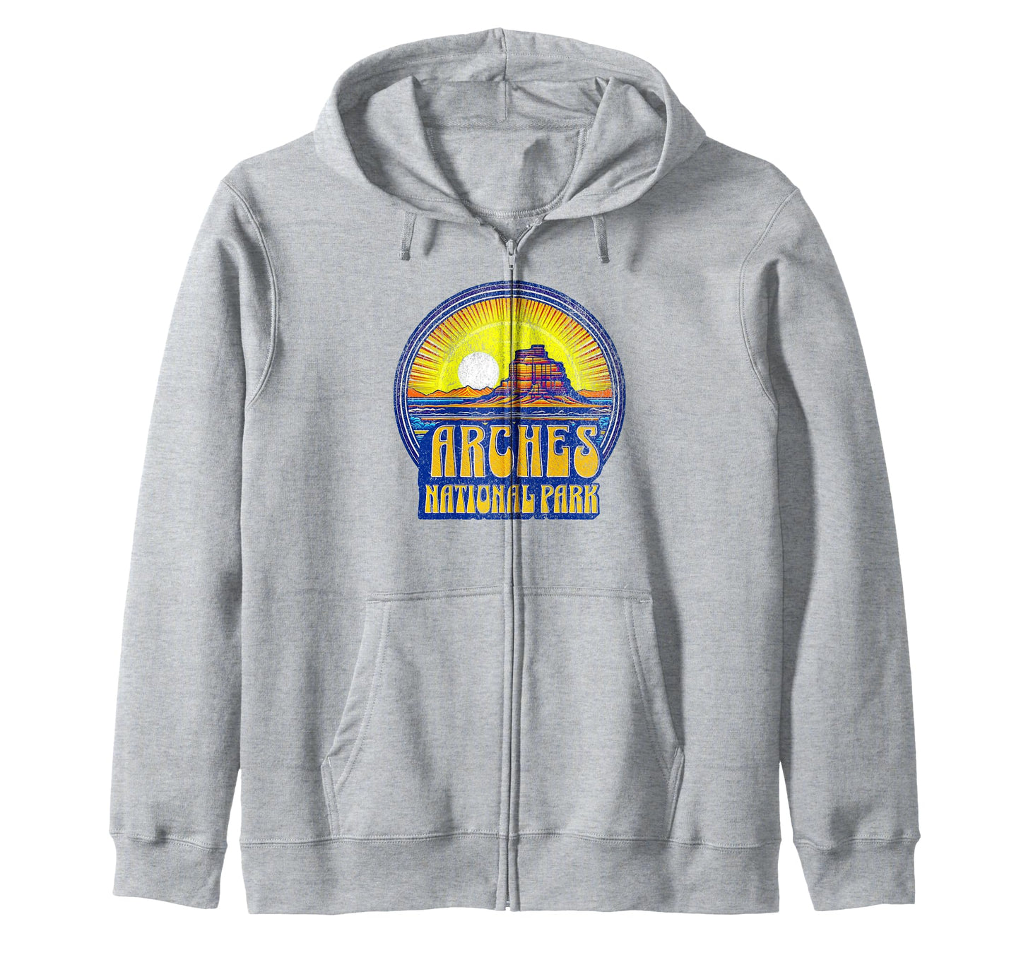 Arches National Park Utah Usa Outdoor Hoodie - Custom Art Print for Adults - T-Shirt, Sweatshirt, Hoodie