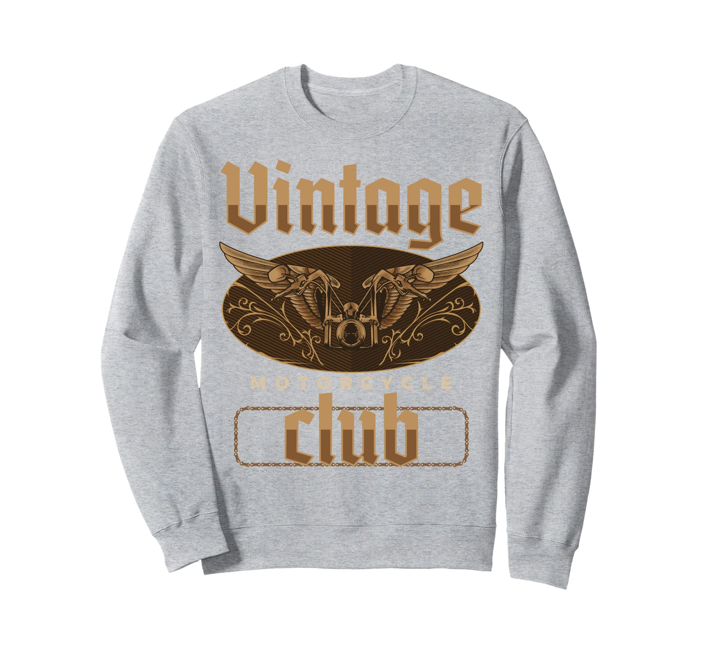 Motorcycle Club Motor Racing Bike Sweatshirt - Minimalist Print for Adults - T-Shirt, Sweatshirt, Hoodie