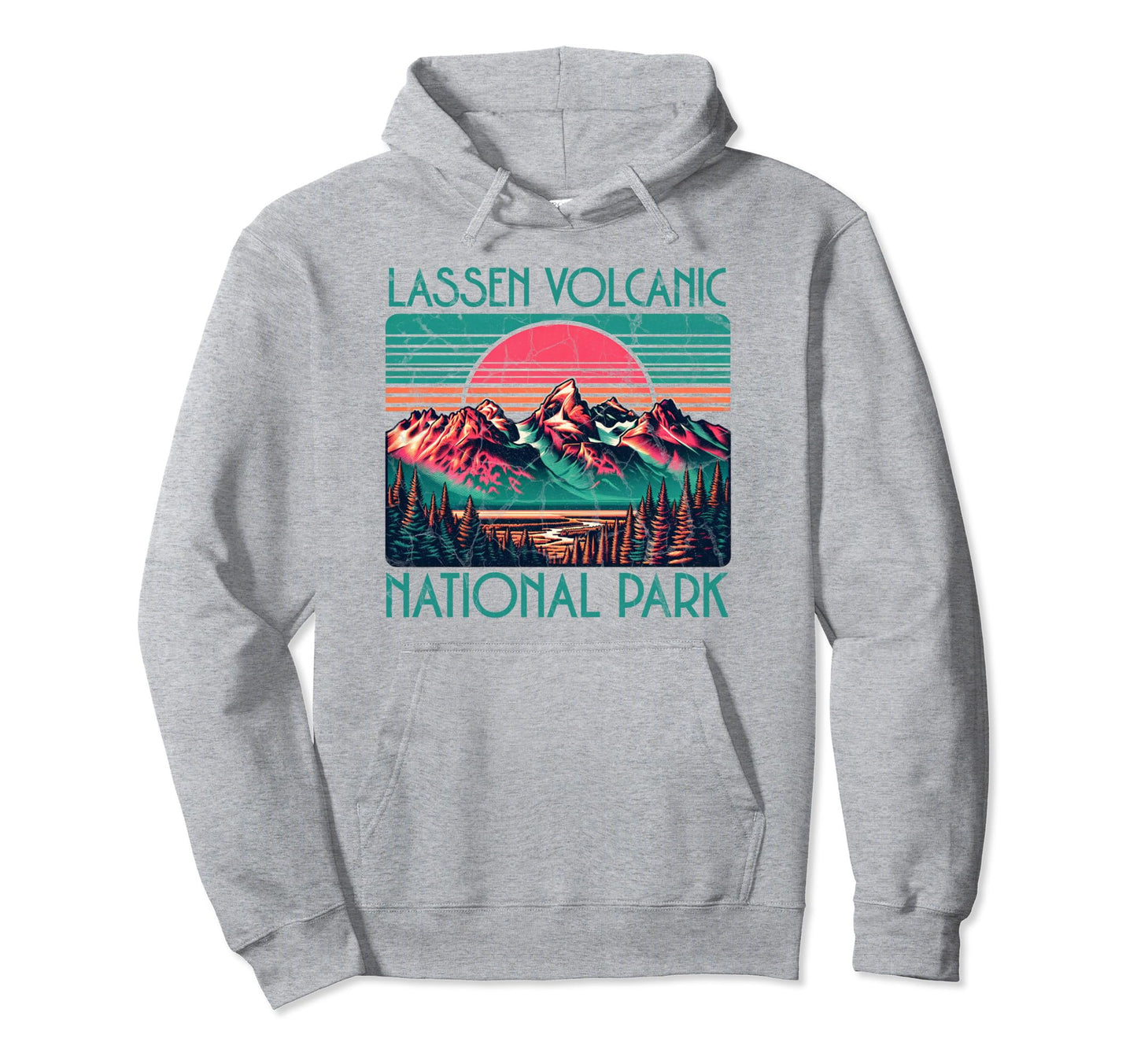 Lassen Volcanic National Park Sweatshirt - Unique Graphic for Adults - T-Shirt, Sweatshirt, Hoodie