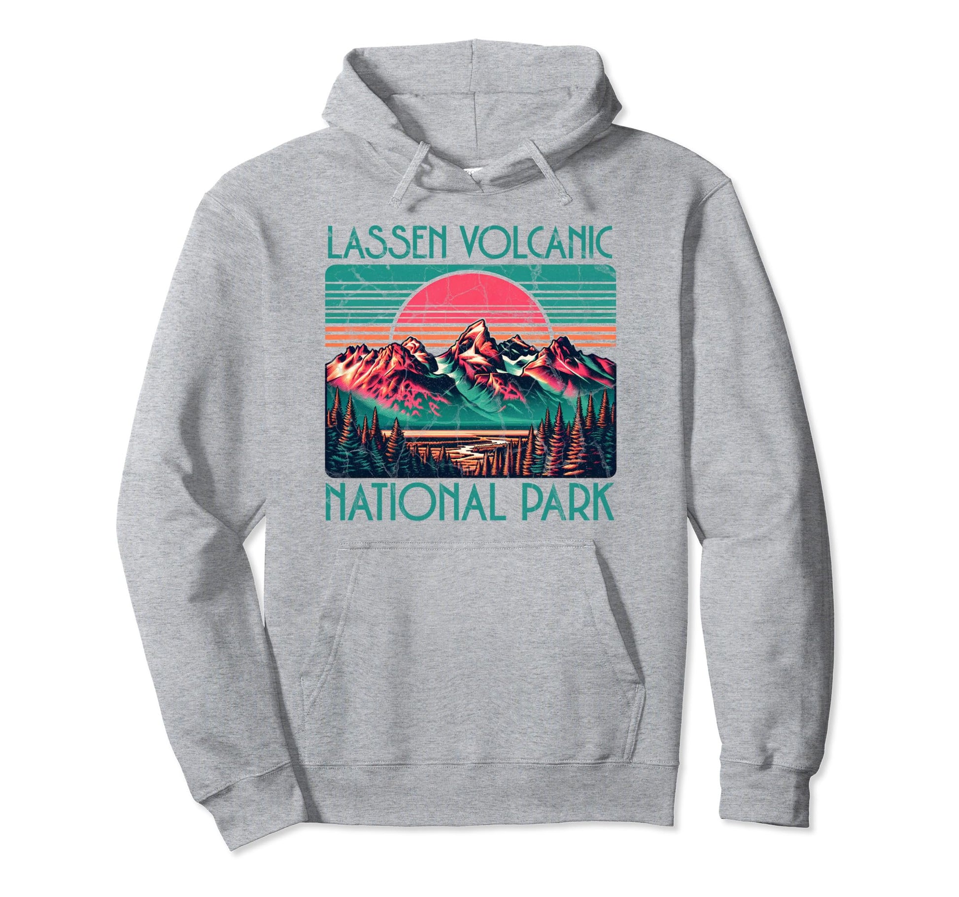 Lassen Volcanic National Park Sweatshirt - Unique Graphic for Adults - T-Shirt, Sweatshirt, Hoodie