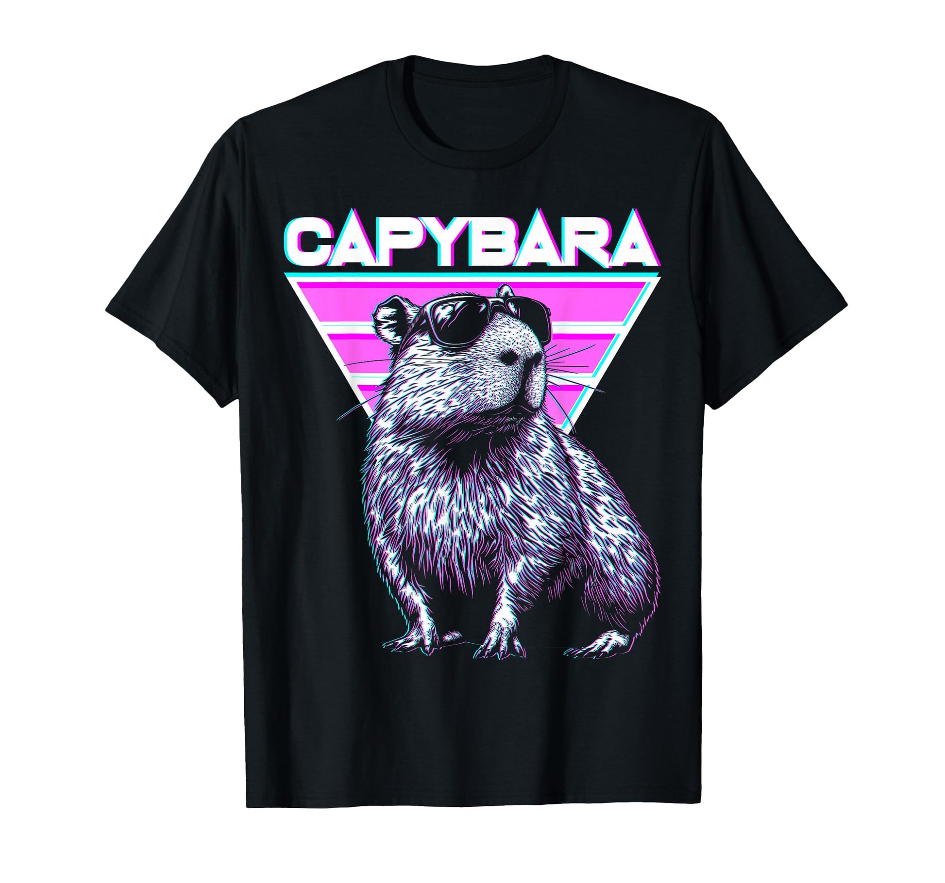 Capybara Capibara Sunglasses T-Shirt - Casual Everyday Wear Men Women - T-Shirt, Sweatshirt, Hoodie