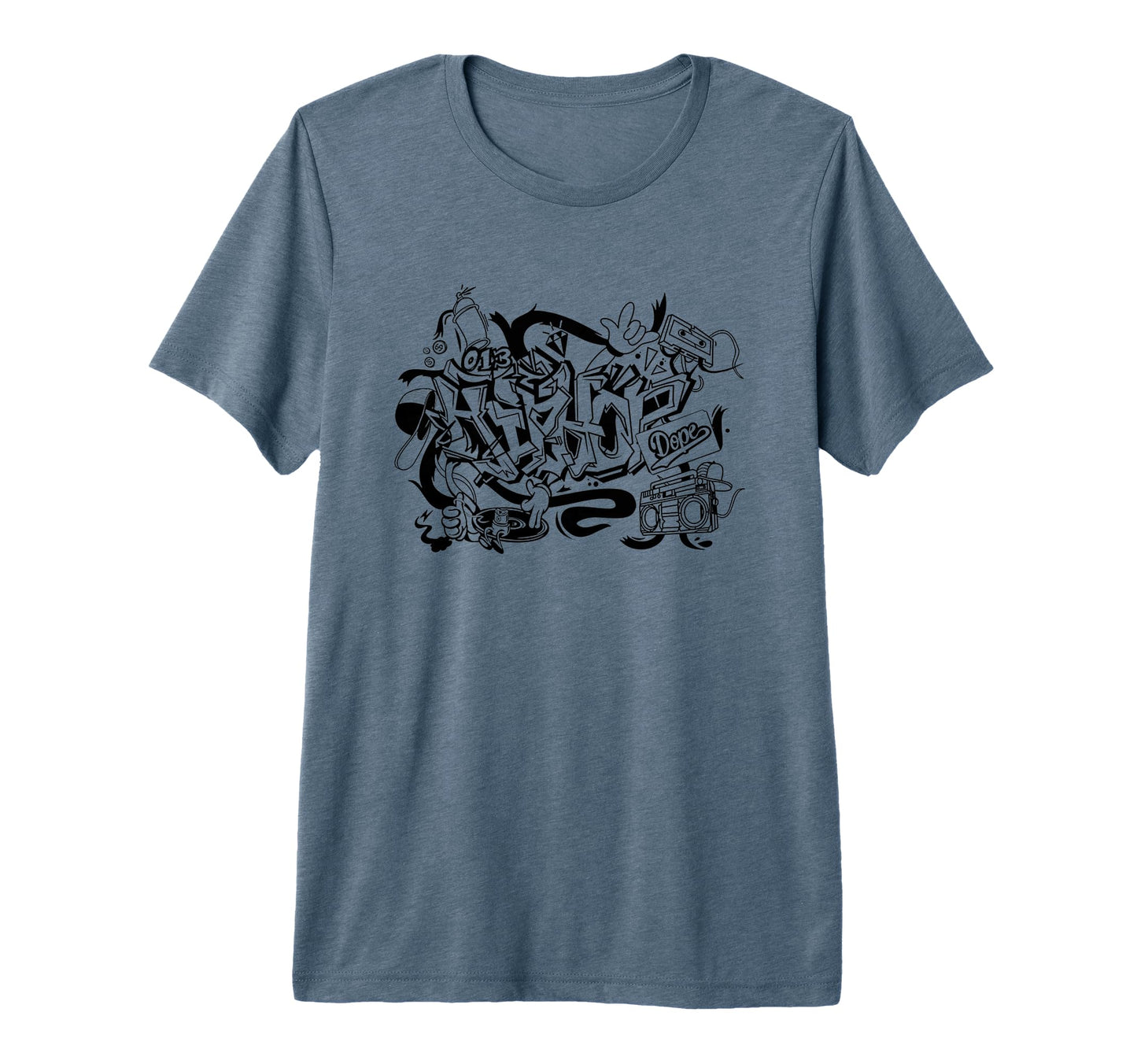 Rap Old School Hip Hop Graffiti And T-Shirt - Trendy Graphic Men Women - T-Shirt, Sweatshirt, Hoodie