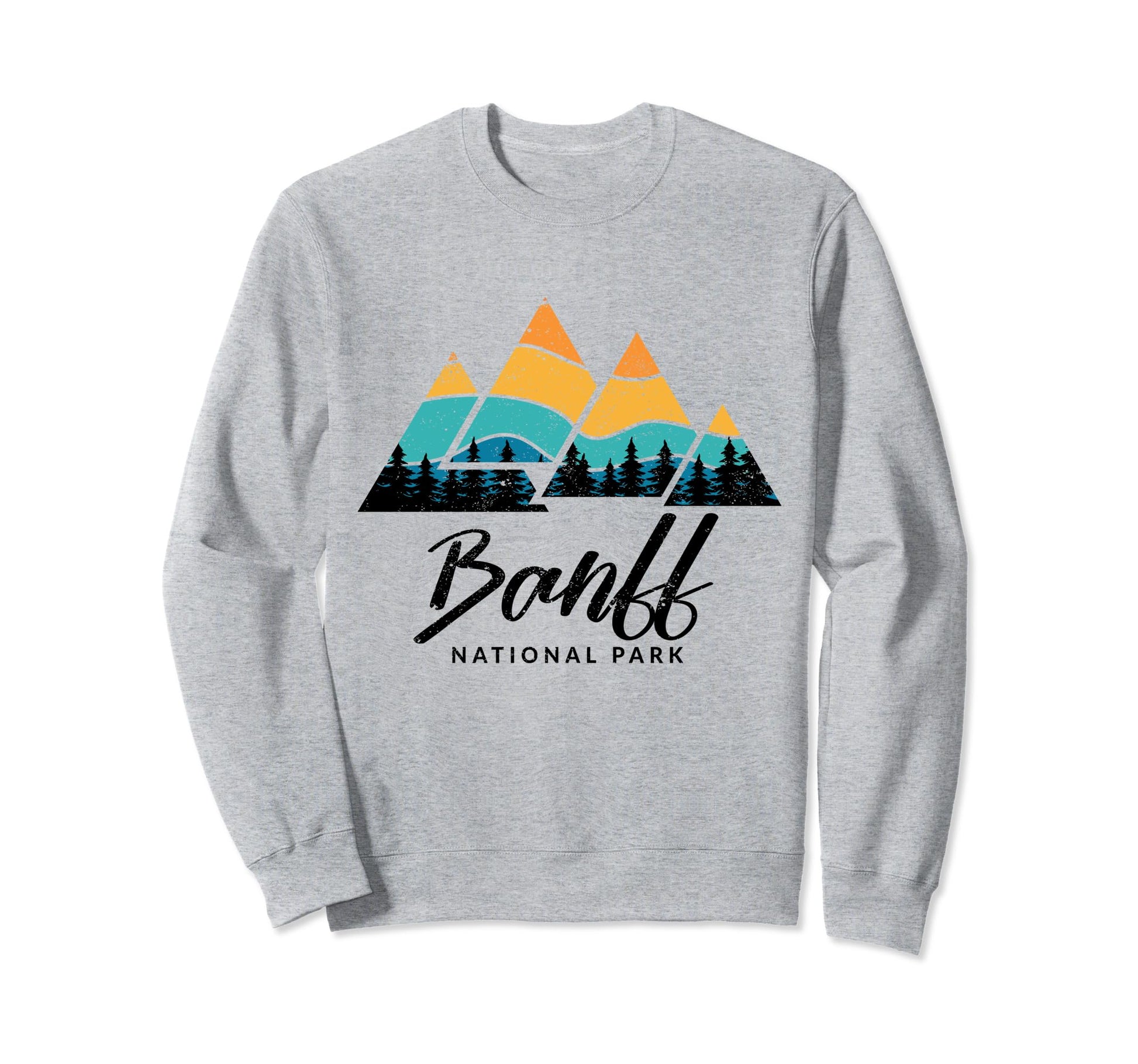Banff Canadian National Park Souvenir Sweatshirt - Custom Art Print Unisex - T-Shirt, Sweatshirt, Hoodie