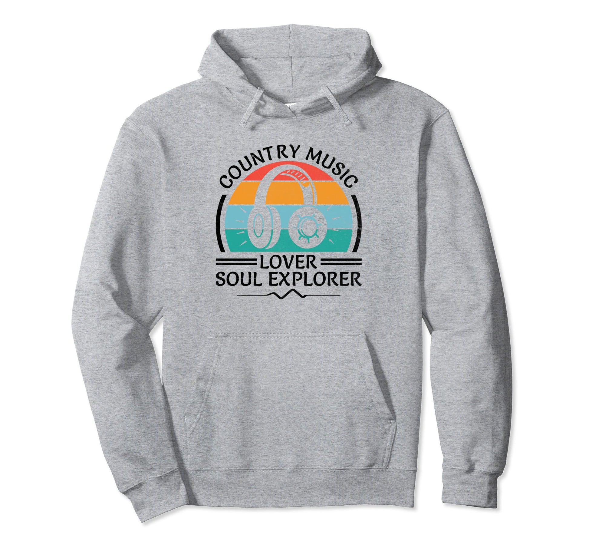 County Music Music Lover Western Hoodie - Minimalist Print Men Women - T-Shirt, Sweatshirt, Hoodie