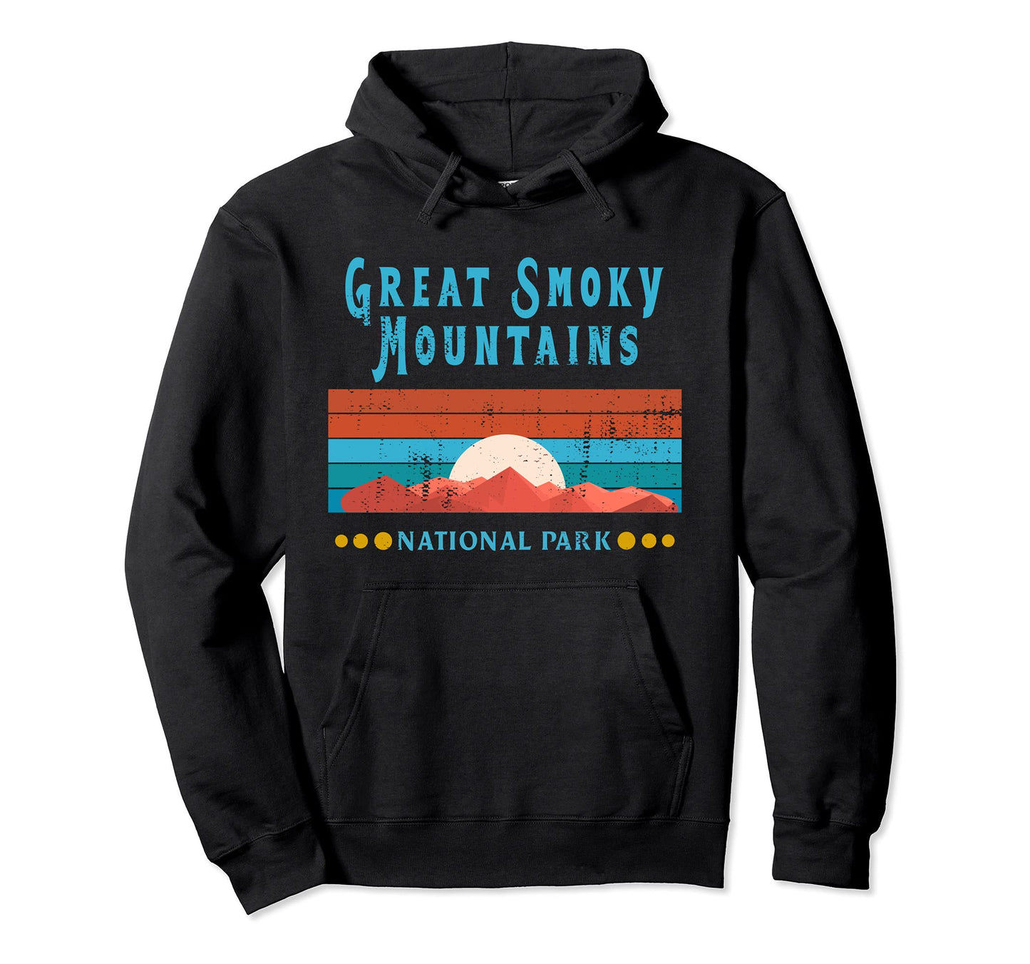 National Park Great Smoky Mountains Sun Hoodie - Fun Novelty Design Unisex - T-Shirt, Sweatshirt, Hoodie