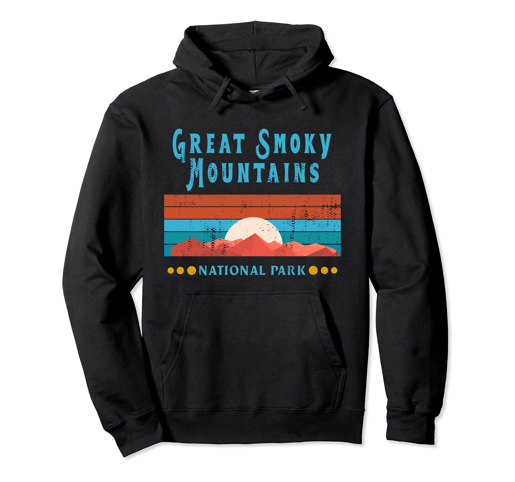 National Park Great Smoky Mountains Sun Hoodie - Fun Novelty Design Unisex - T-Shirt, Sweatshirt, Hoodie
