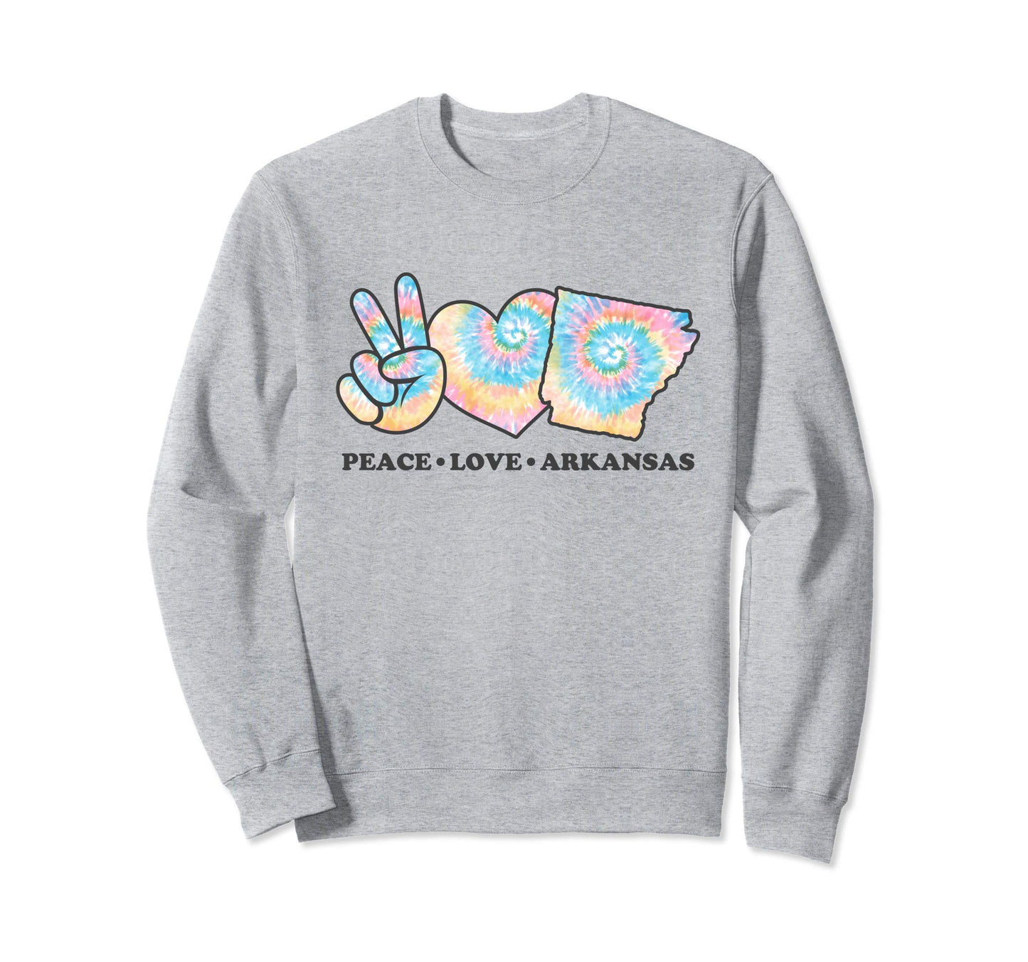 Tie Dye Arkansas Hippie Gift Co T-Shirt - Graphic Print Men Women - T-Shirt, Sweatshirt, Hoodie
