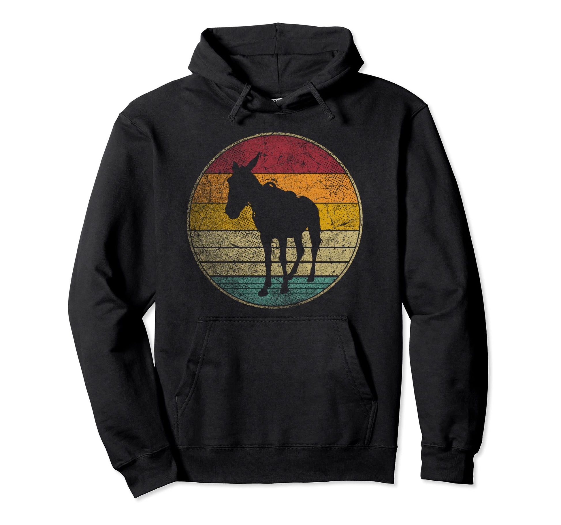 Donkey Mule Farm Western 70S 80S 90S Hoodie - Minimalist Print Men Women - T-Shirt, Sweatshirt, Hoodie