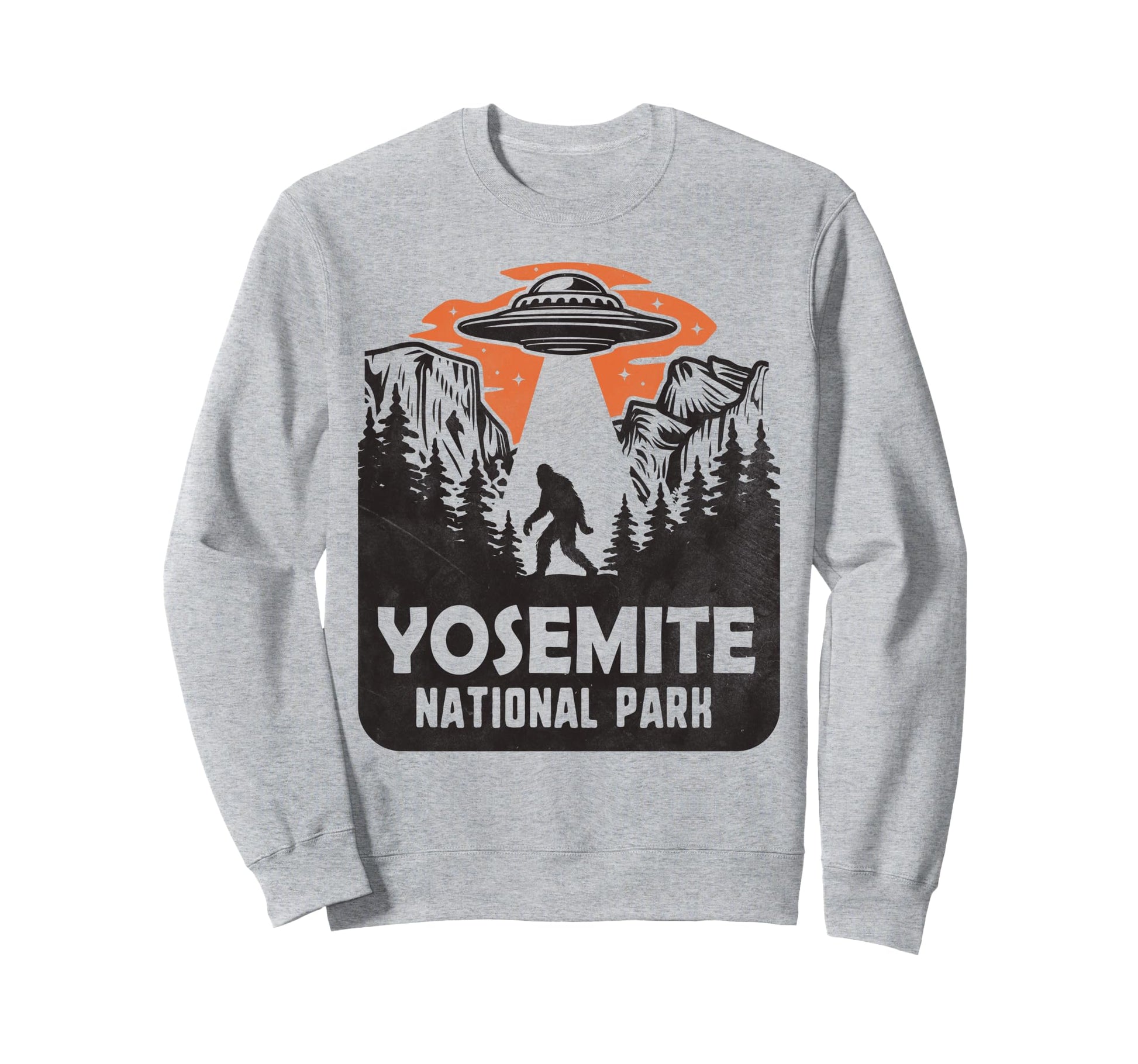 Yosemite National Park Cryptid Ufo Sweatshirt - Novelty Apparel Men Women - T-Shirt, Sweatshirt, Hoodie