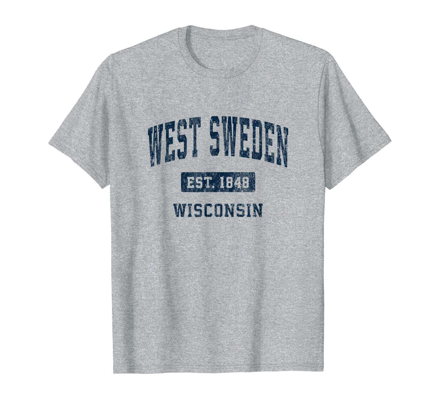 West Sweden Wisconsin Wi Athletic T-Shirt - Novelty Apparel Men Women - T-Shirt, Sweatshirt, Hoodie
