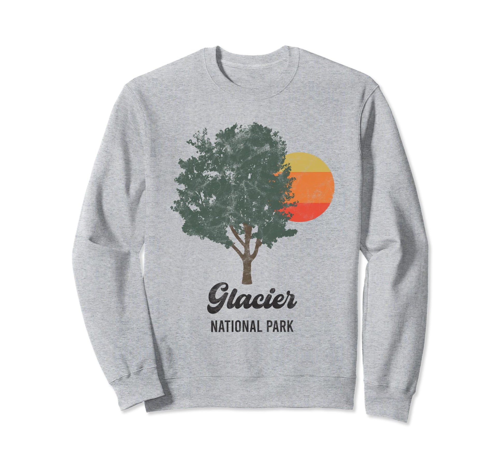 Glacier National Park Hiking Sweatshirt - Streetwear Style for Adults - T-Shirt, Sweatshirt, Hoodie