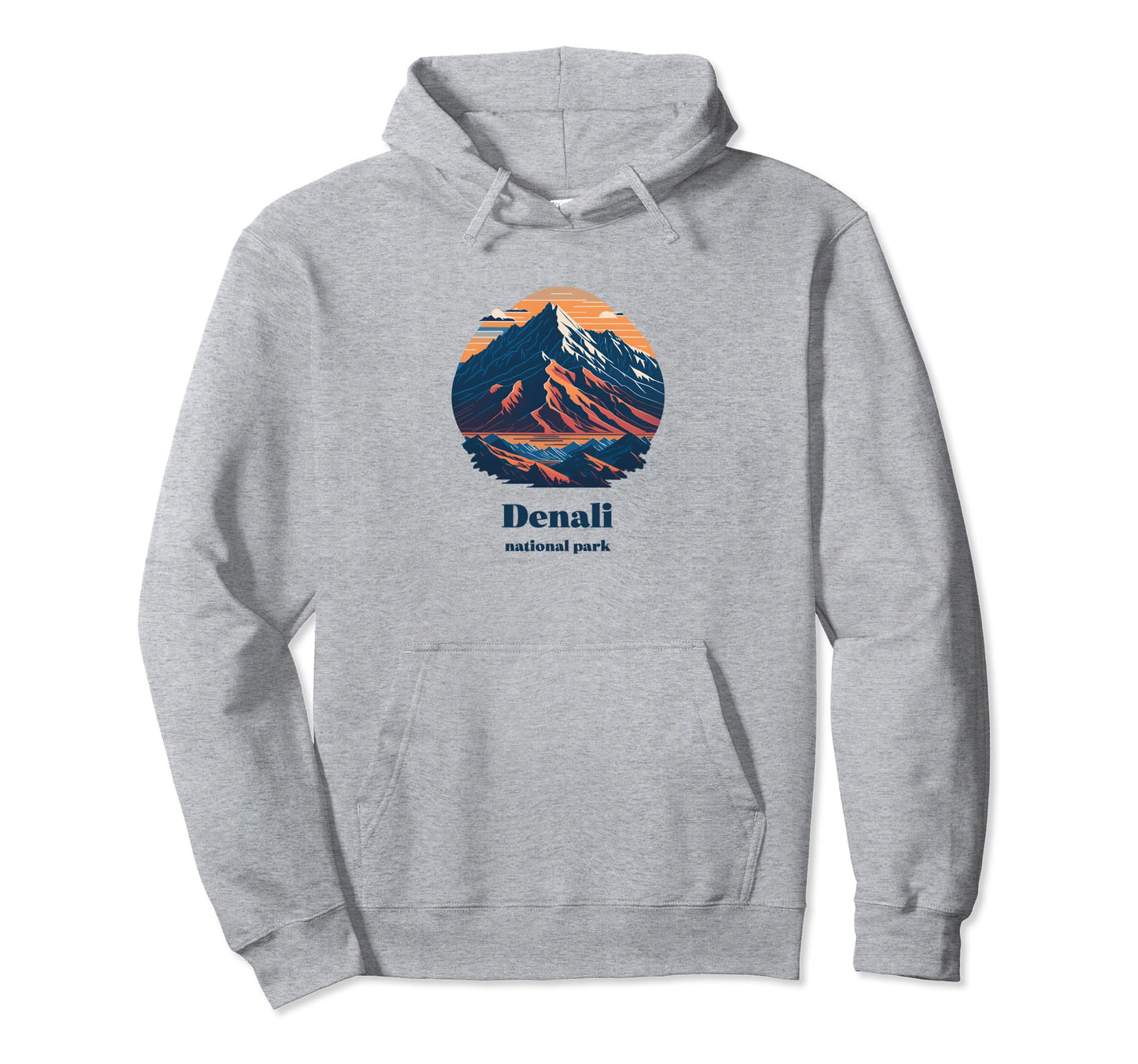 Denali National Park Alaska 80S Hoodie - Trendy Graphic Men Women - T-Shirt, Sweatshirt, Hoodie