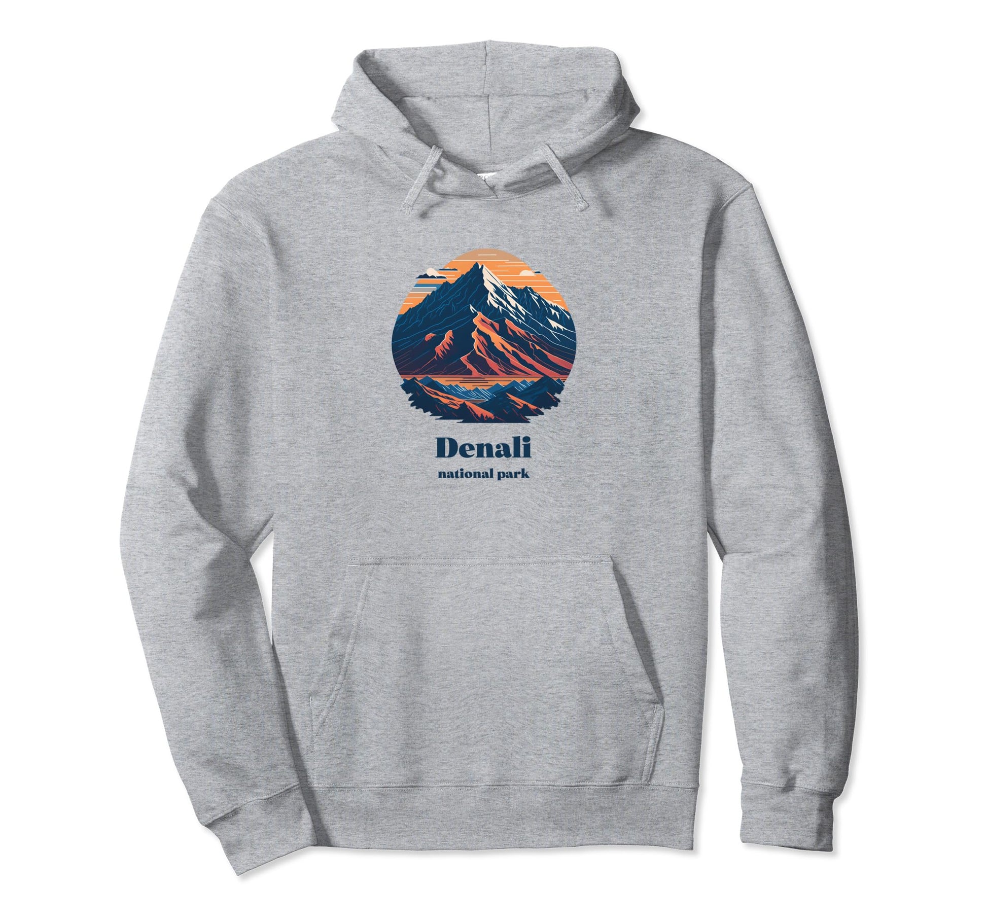 Denali National Park Alaska 80S Hoodie - Trendy Graphic Men Women - T-Shirt, Sweatshirt, Hoodie