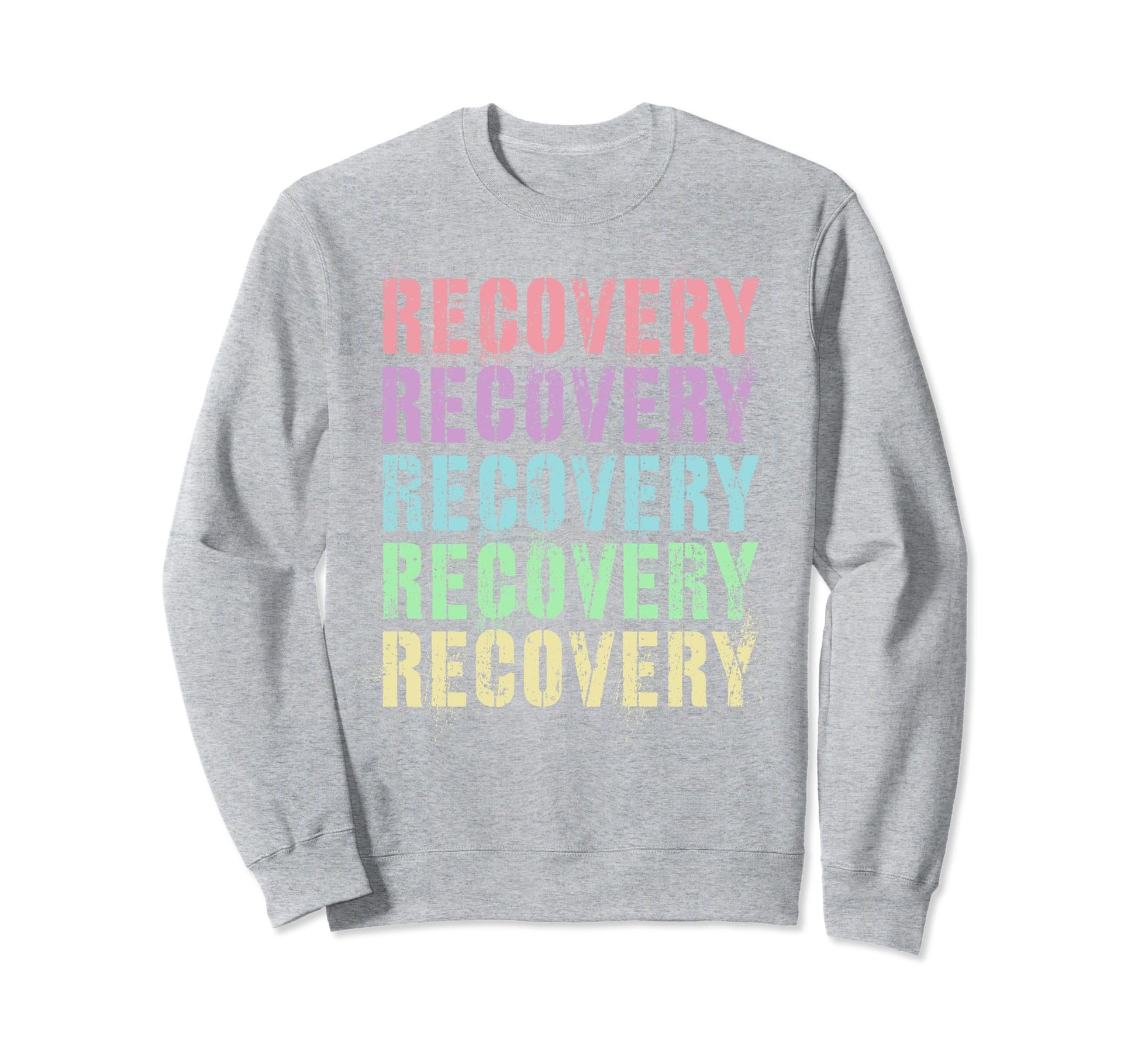 Rockin Recovery Peace Love 4Th July Sweatshirt - Trendy Graphic for Adults - T-Shirt, Sweatshirt, Hoodie