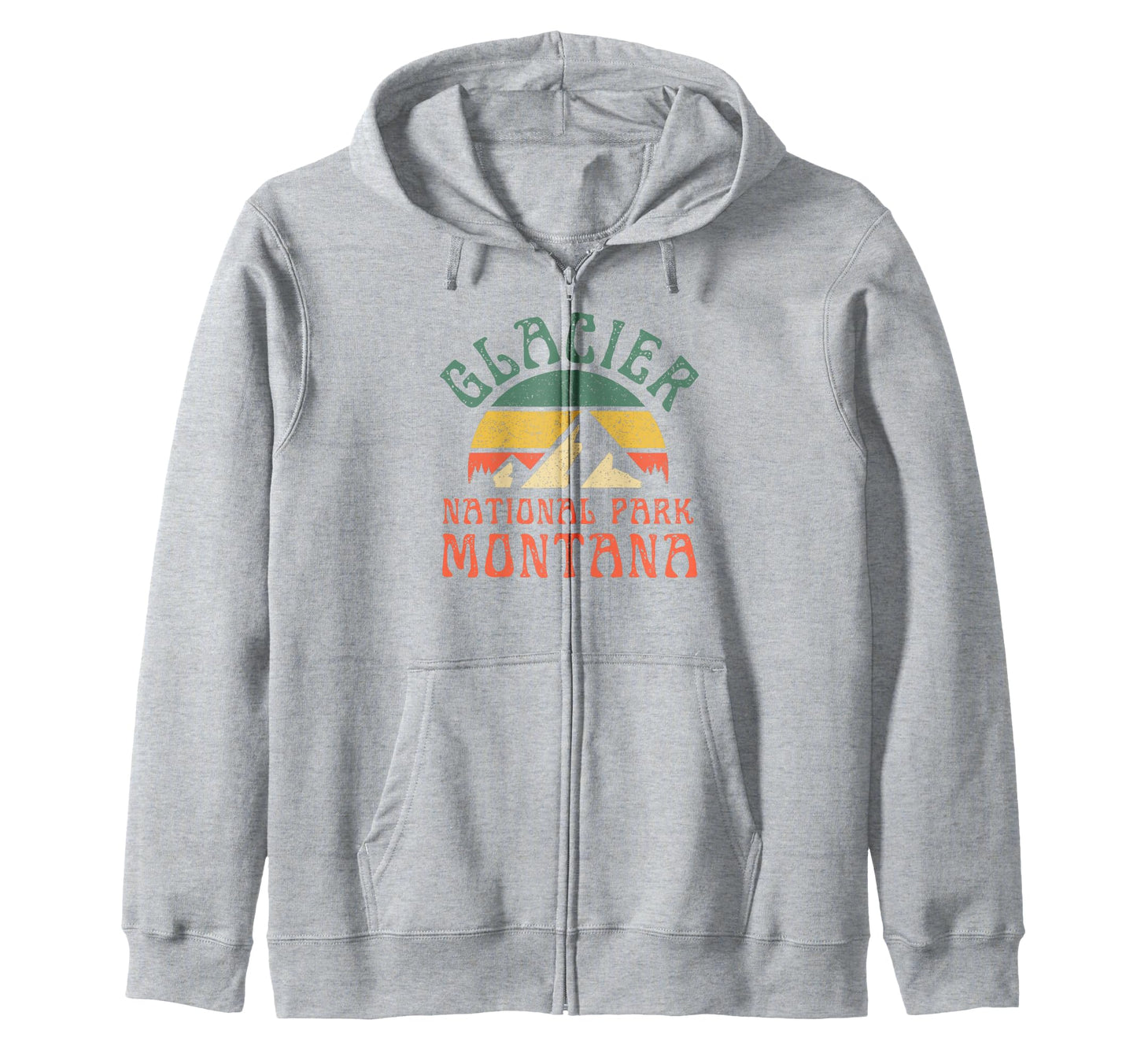 Glacier National Park Montana Usa Outdoor Hoodie - Graphic Print Unisex - T-Shirt, Sweatshirt, Hoodie