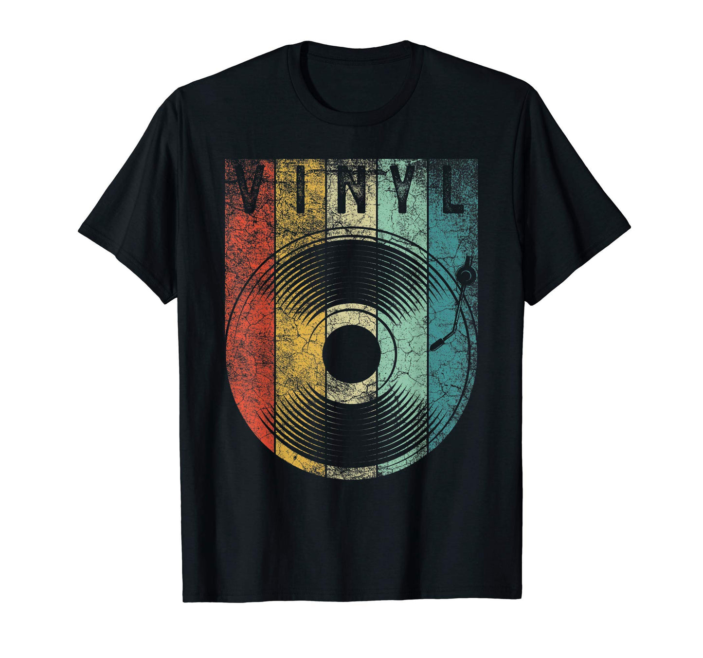 Vinyl Record Player Lp Funny Music Dj T-Shirt - Graphic Print Men Women - T-Shirt, Sweatshirt, Hoodie