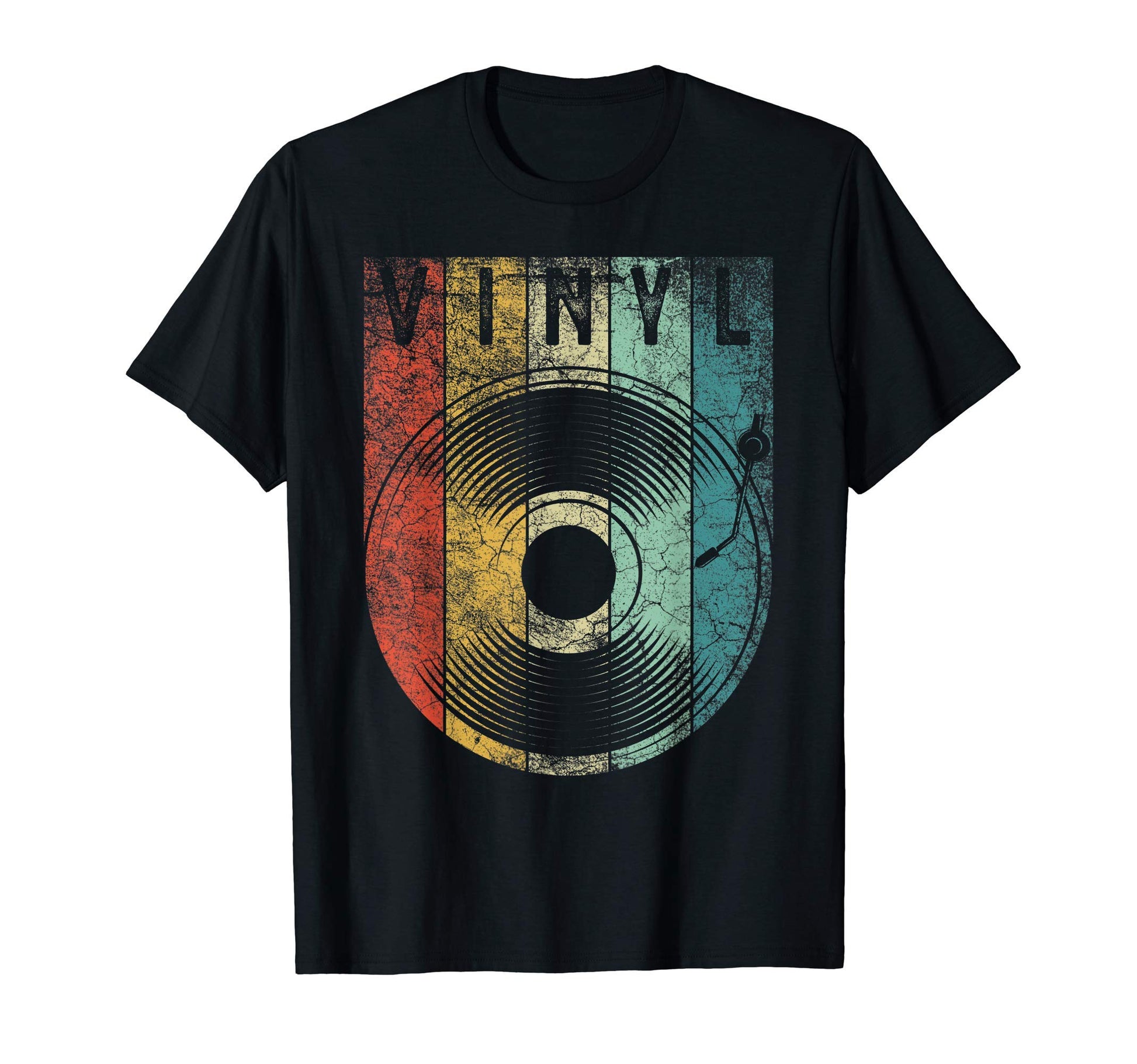 Vinyl Record Player Lp Funny Music Dj T-Shirt - Graphic Print Men Women - T-Shirt, Sweatshirt, Hoodie