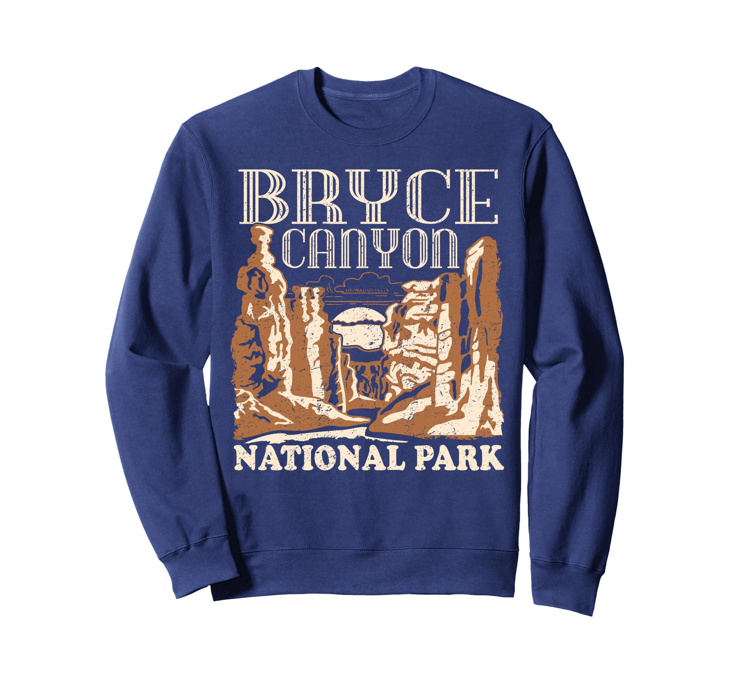 Bryce Canyon National Park Distressed Sweatshirt - Trendy Graphic Men Women - T-Shirt, Sweatshirt, Hoodie