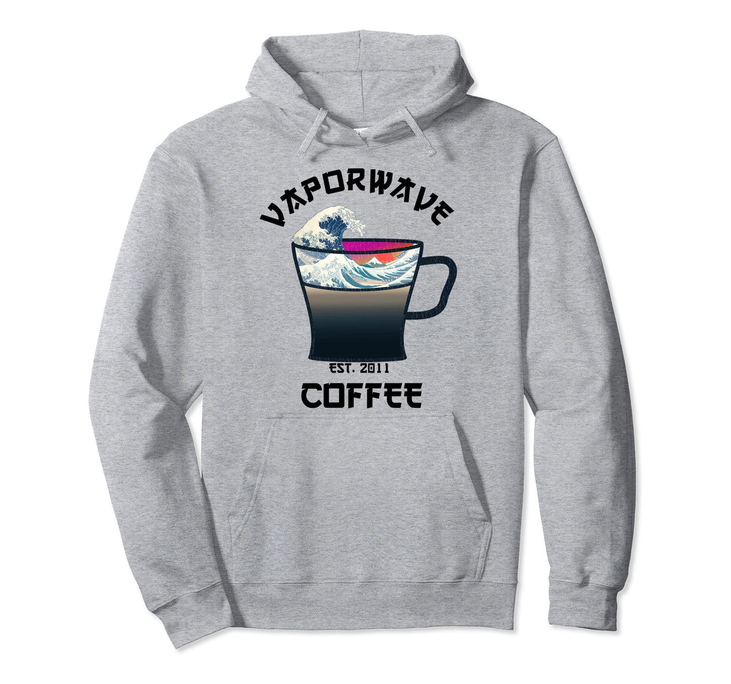 Vaporwave Void Aesthetic Coffee Great Hoodie - Casual Everyday Wear Unisex - T-Shirt, Sweatshirt, Hoodie