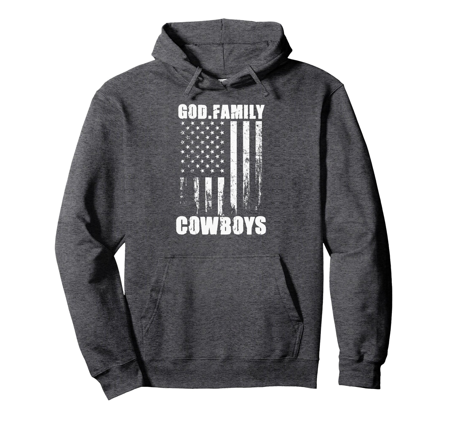 Sidney Cowboys God Family Usa Flag Hoodie - Custom Art Print Men Women - T-Shirt, Sweatshirt, Hoodie