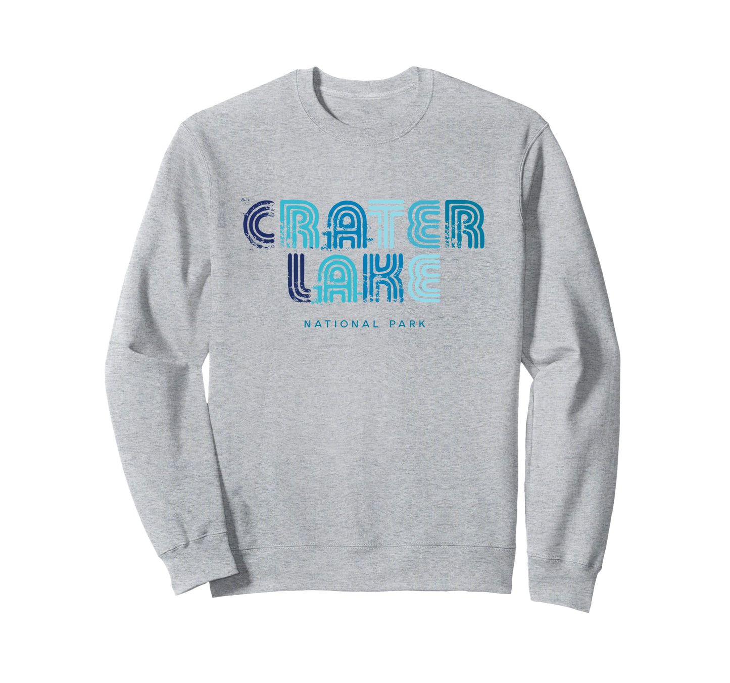 Crater Lake National Park 70S 80S Type Sweatshirt - Minimalist Print Unisex - T-Shirt, Sweatshirt, Hoodie
