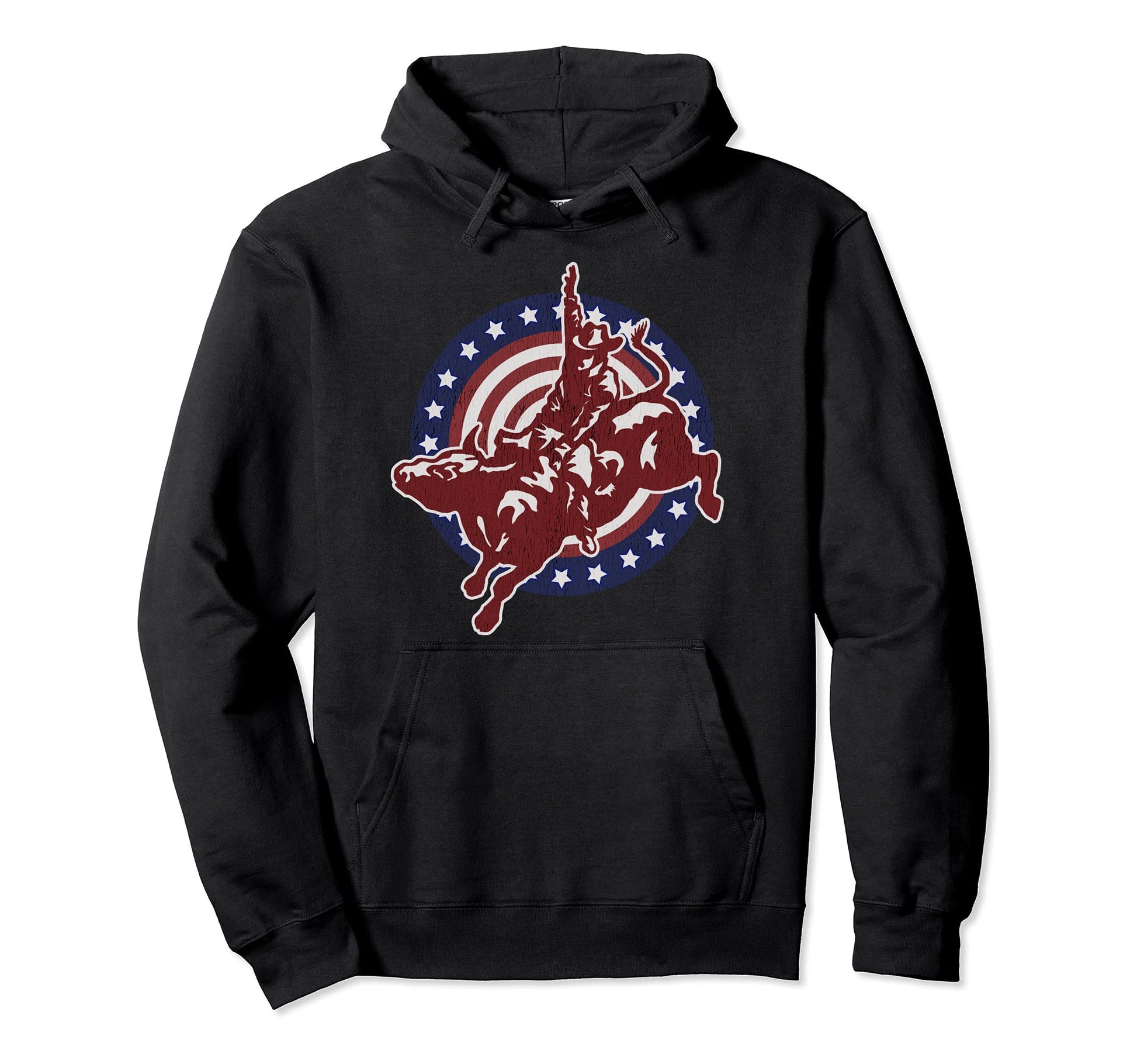 Bull Riding Rodeo Rider Cowboy Hoodie - Streetwear Style for Adults - T-Shirt, Sweatshirt, Hoodie