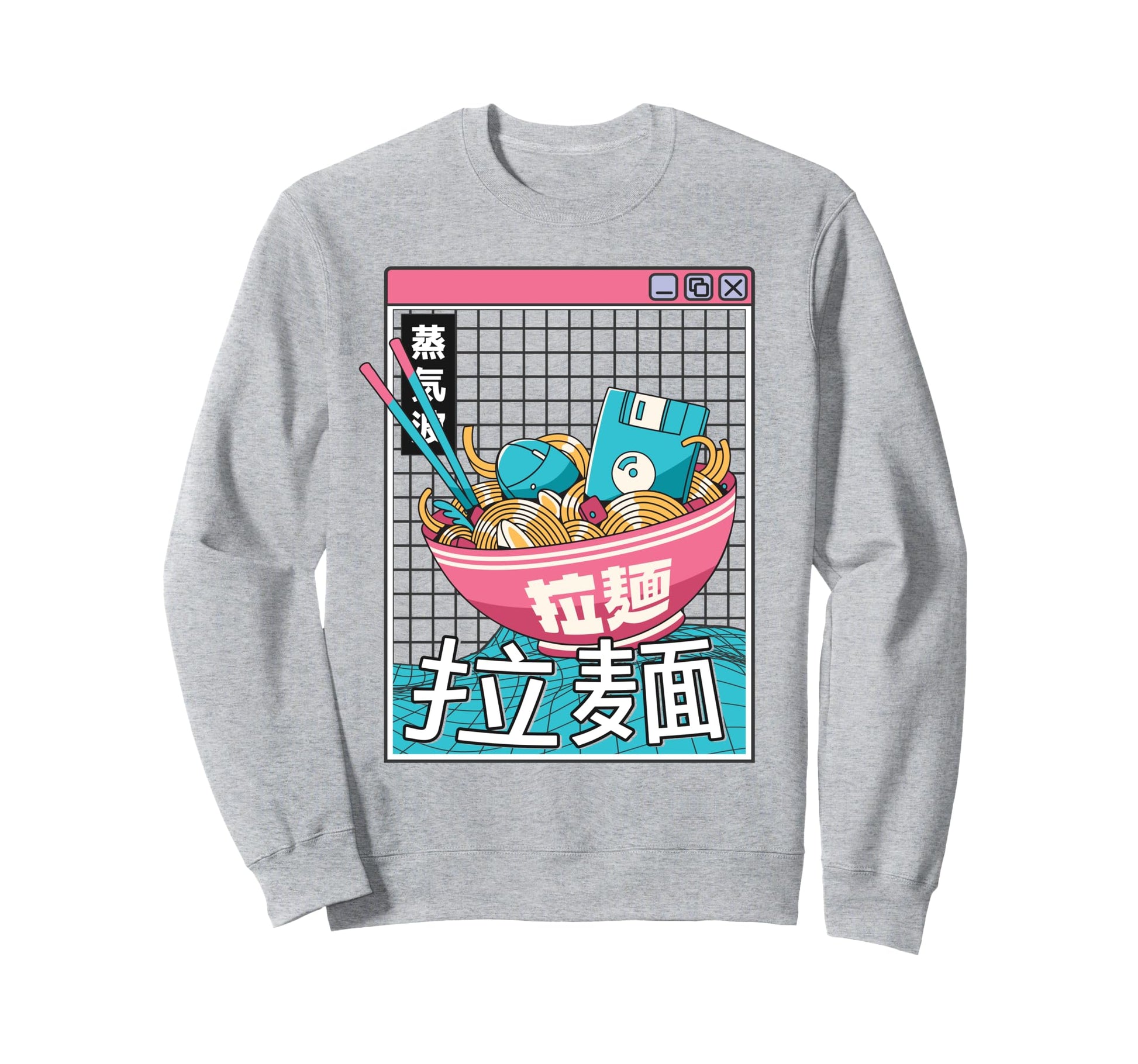 Digital Ramen Bowl Japan Pastel Otaku Sweatshirt - Custom Art Print Unisex - T-Shirt, Sweatshirt, Hoodie