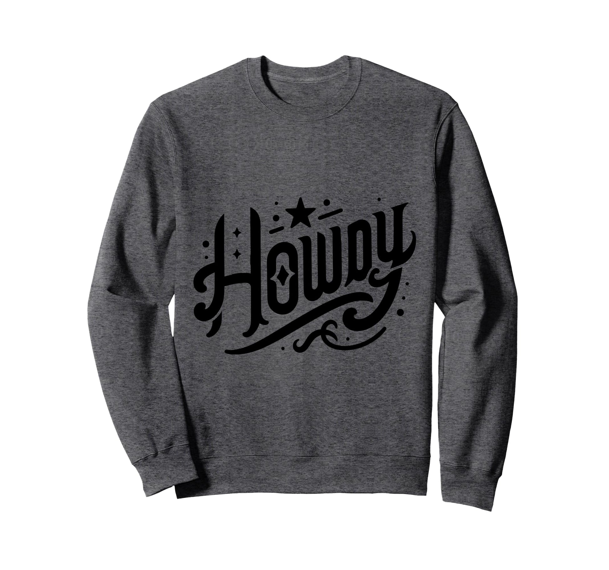 Howdy Southern Western Cowgirl Sweatshirt - Custom Art Print for Adults - T-Shirt, Sweatshirt, Hoodie