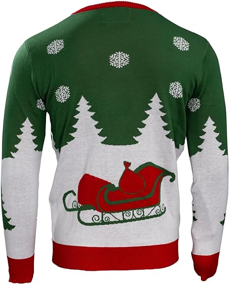 Special Delivery Santa Claus3D Gift Ugly Christmas Sweater - Holiday Gift product image 3
