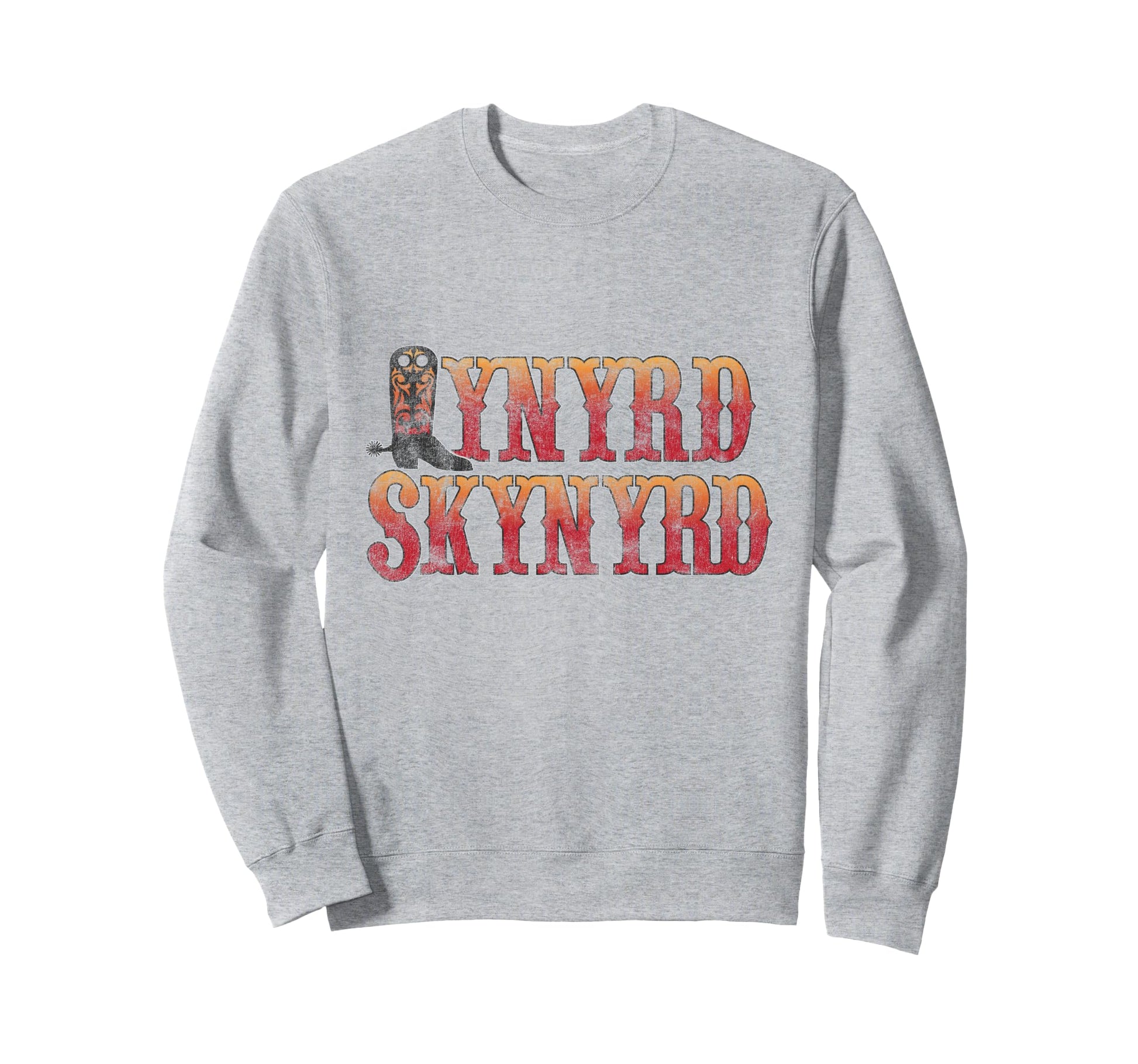 Lynyrd Skynyrd Boot Logo 1970S Cowboy Sweatshirt - Trendy Graphic Unisex - T-Shirt, Sweatshirt, Hoodie