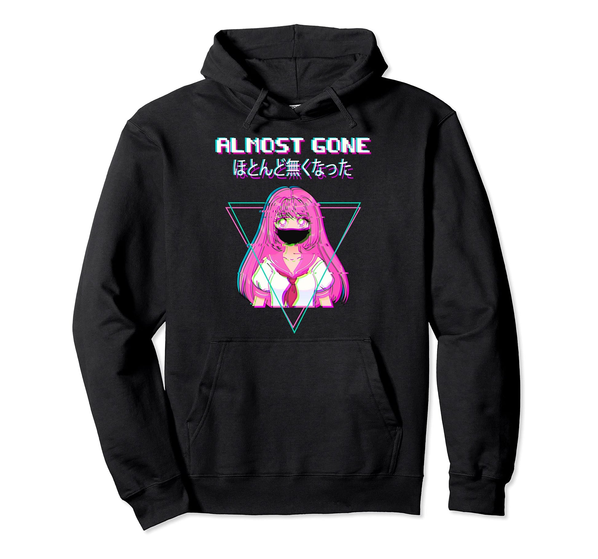 Almost Gone Aesthetic Vaporwave Japan Hoodie - Novelty Apparel Unisex - T-Shirt, Sweatshirt, Hoodie