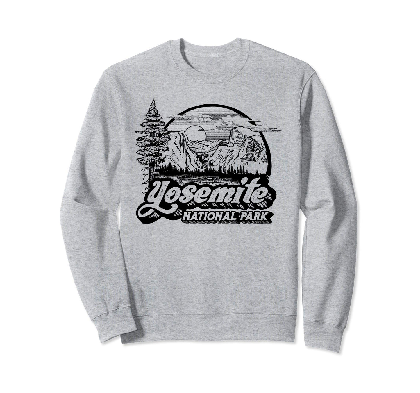 Yosemite National Park Eighties 80S Sweatshirt - Novelty Apparel Men Women - T-Shirt, Sweatshirt, Hoodie