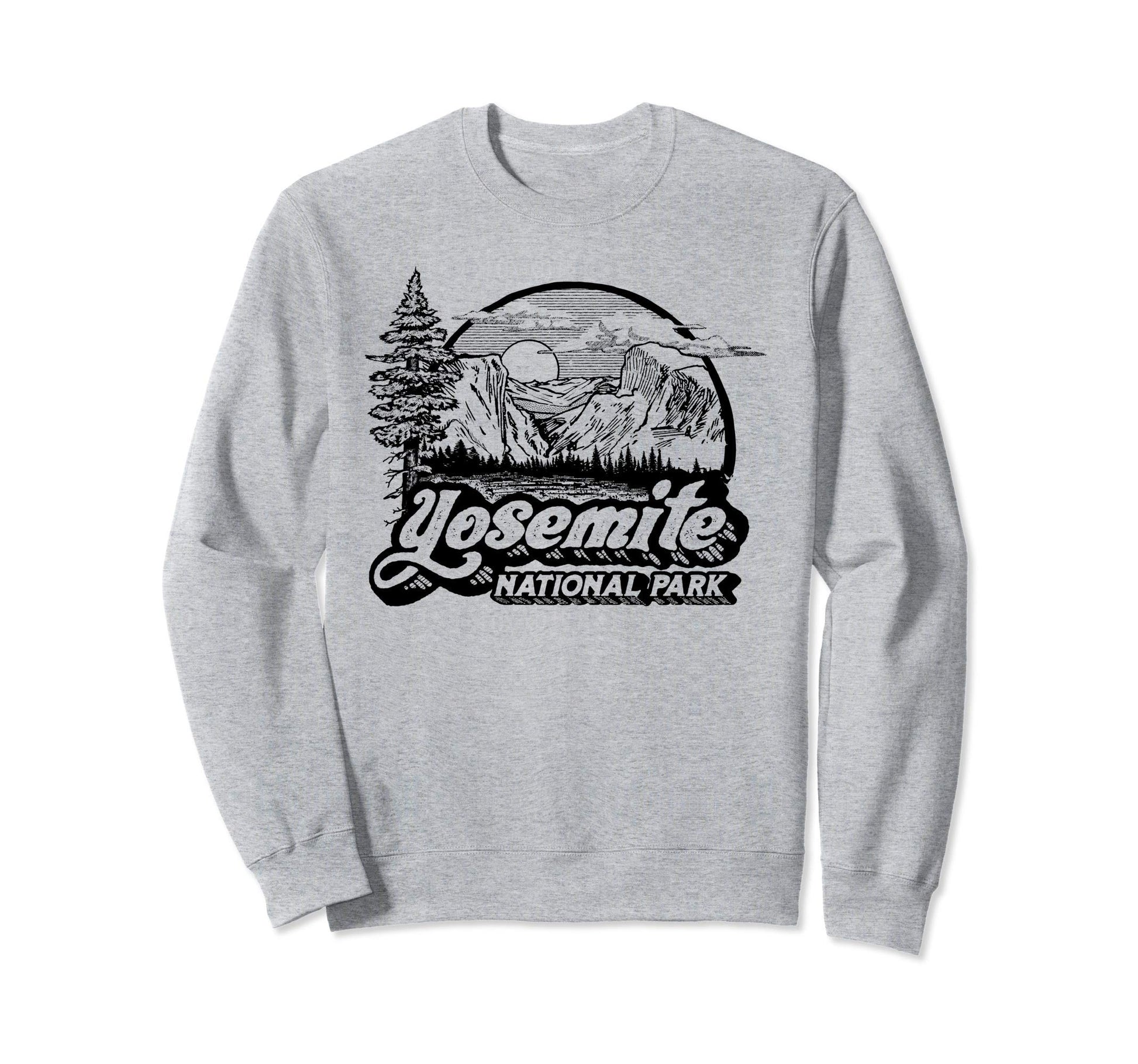 Yosemite National Park Eighties 80S Sweatshirt - Novelty Apparel Men Women - T-Shirt, Sweatshirt, Hoodie
