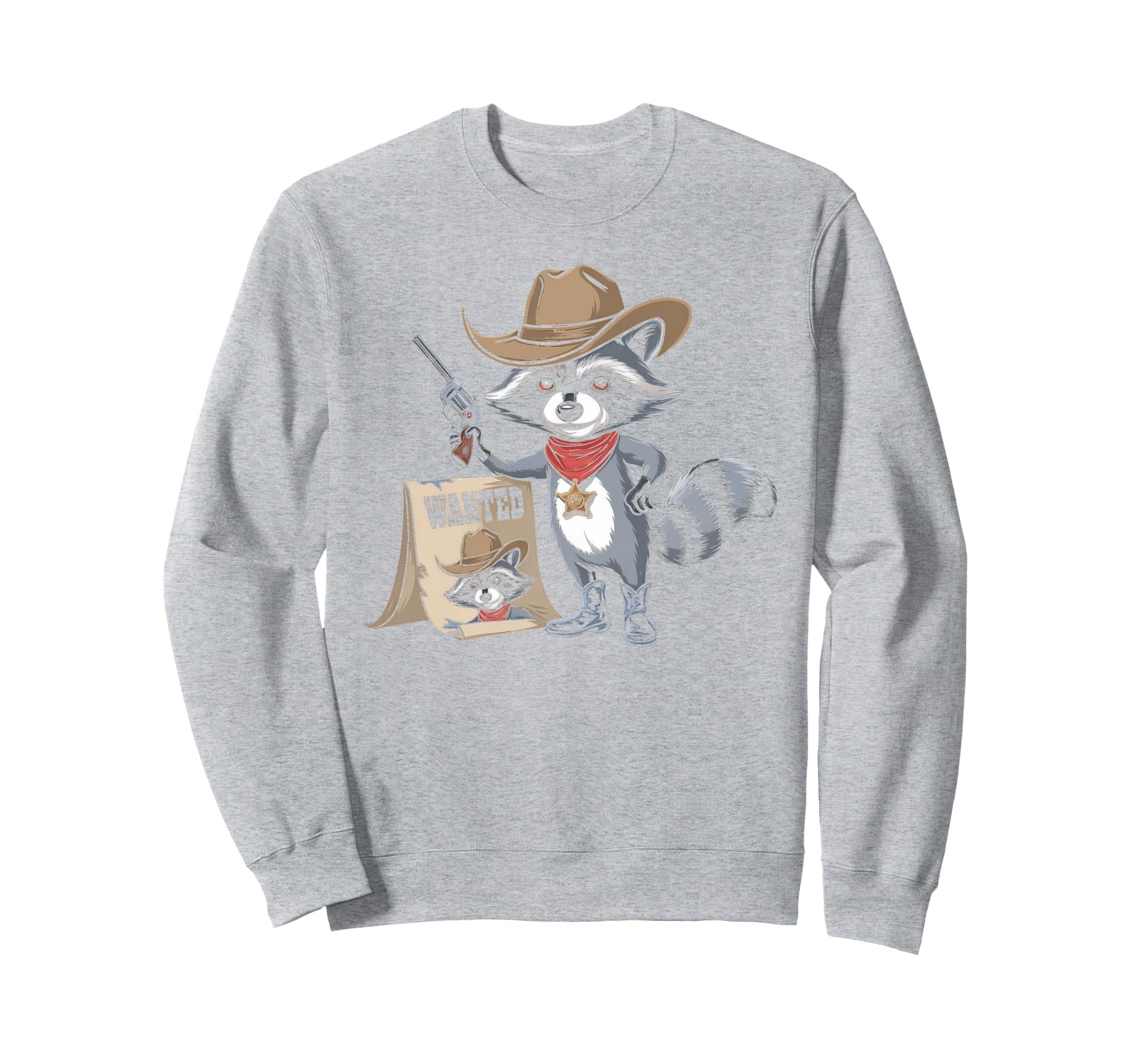Raccoon 90S Country Music Western Sweatshirt - Trendy Graphic Men Women - T-Shirt, Sweatshirt, Hoodie