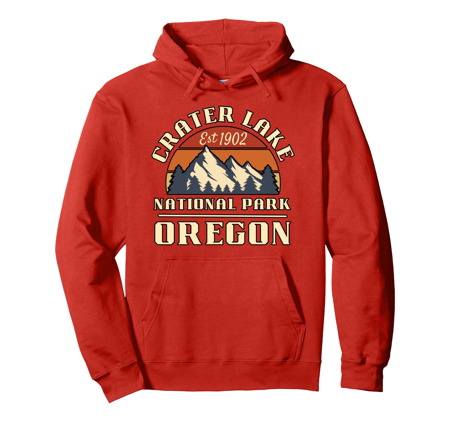 Crater Lake National Park Oregon Usa Hoodie - Novelty Apparel Unisex - T-Shirt, Sweatshirt, Hoodie