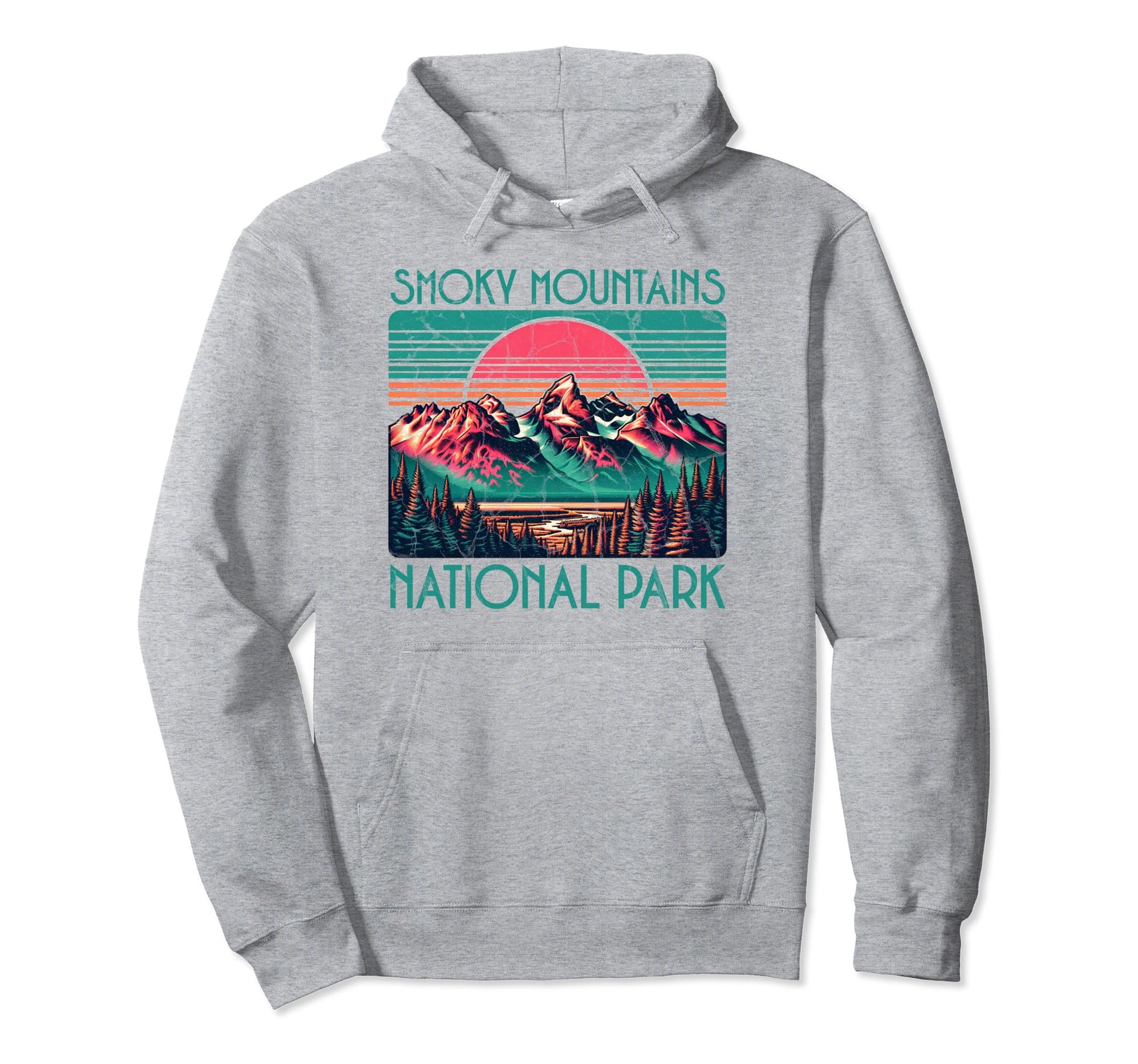 Great Smoky Mountains National Park Hoodie - Fun Novelty Design for Adults - T-Shirt, Sweatshirt, Hoodie