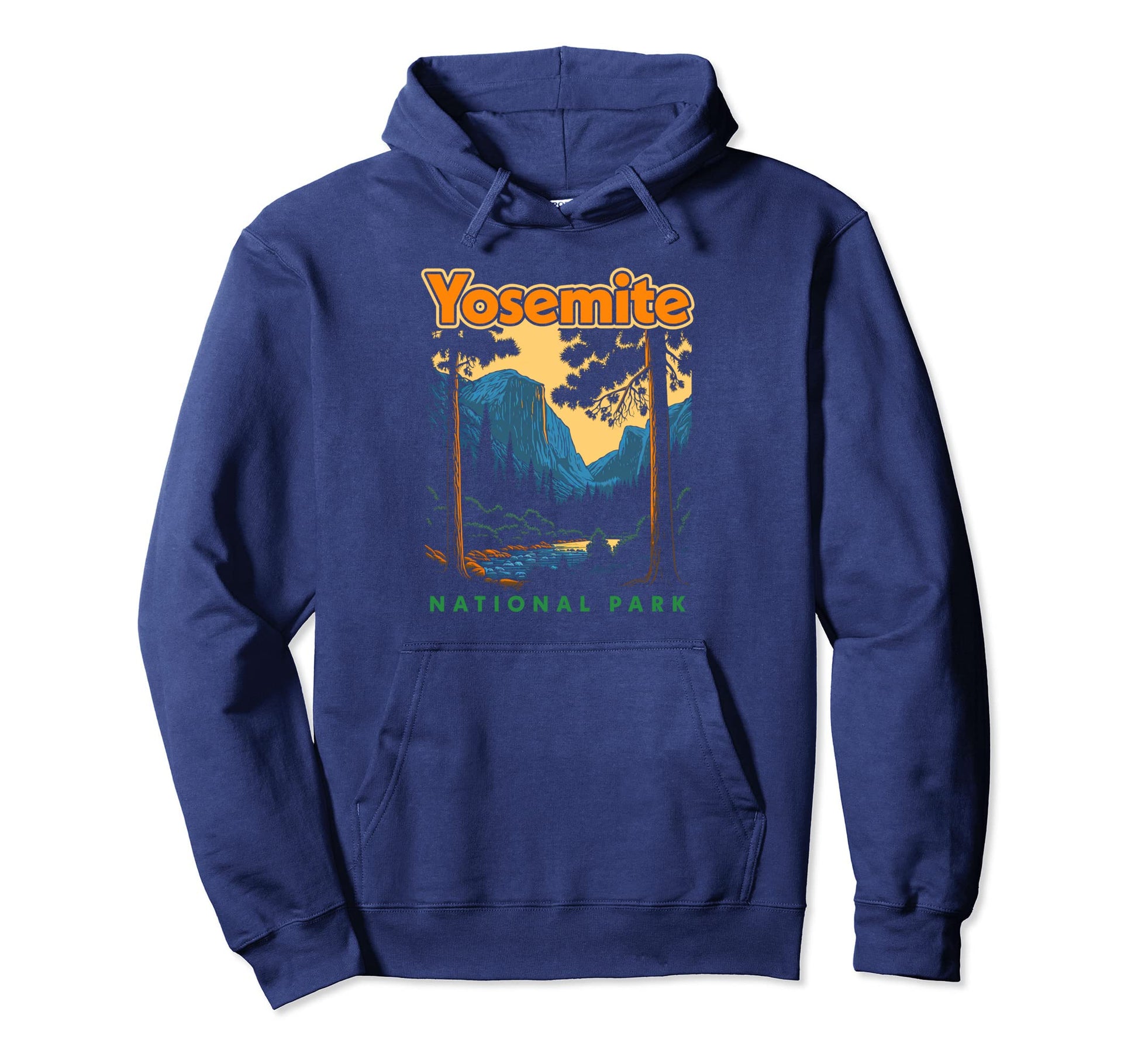 Yosemite National Park Yosemite Valley 80S Hoodie - Streetwear Style Unisex - T-Shirt, Sweatshirt, Hoodie