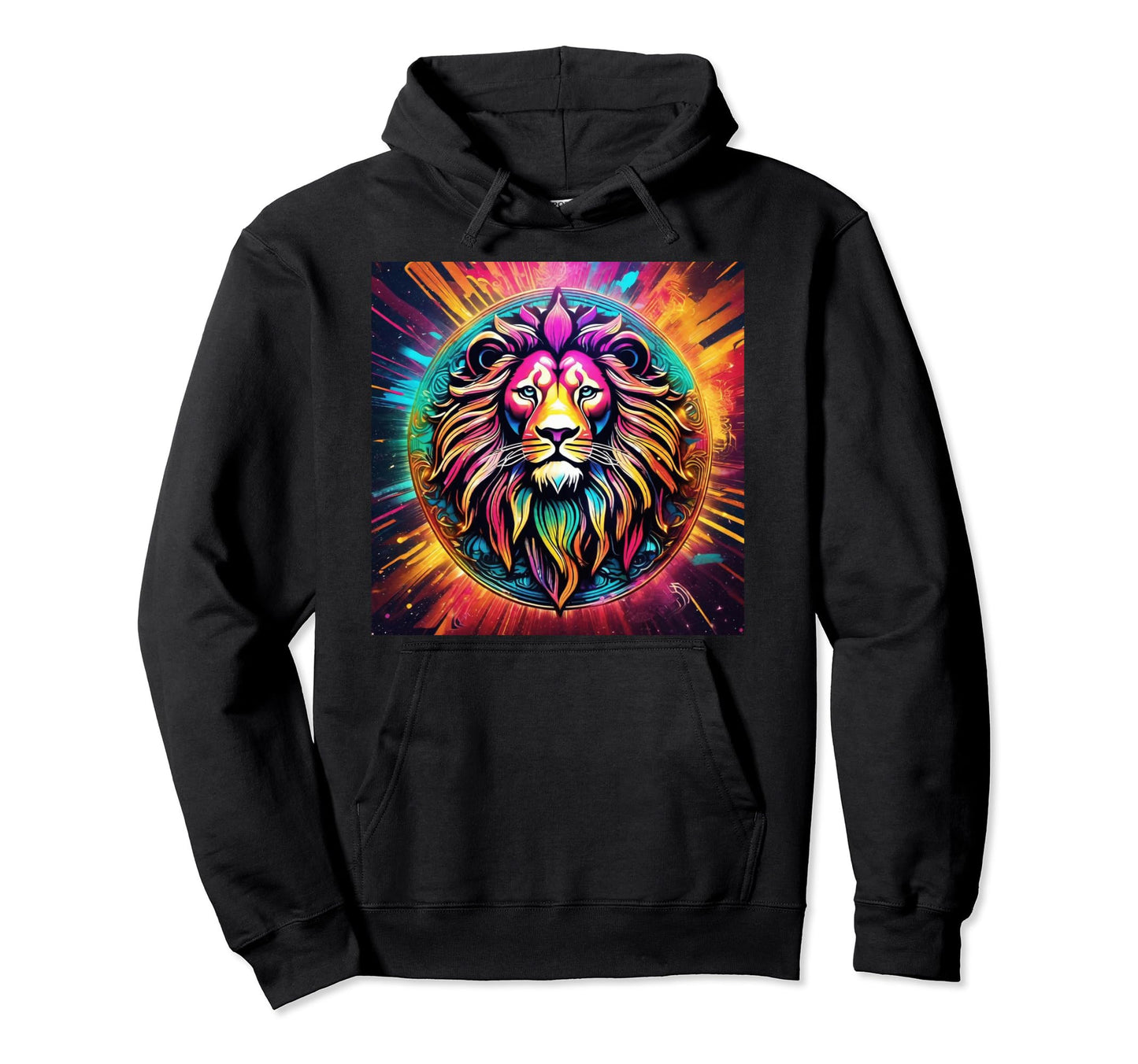 Epic Cat And Great Lion Rainbow Hoodie - Casual Everyday Wear Unisex - T-Shirt, Sweatshirt, Hoodie
