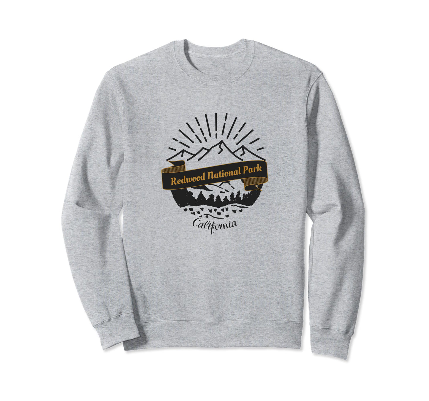 Redwood National Park Vacation Sweatshirt - Custom Art Print Unisex - T-Shirt, Sweatshirt, Hoodie