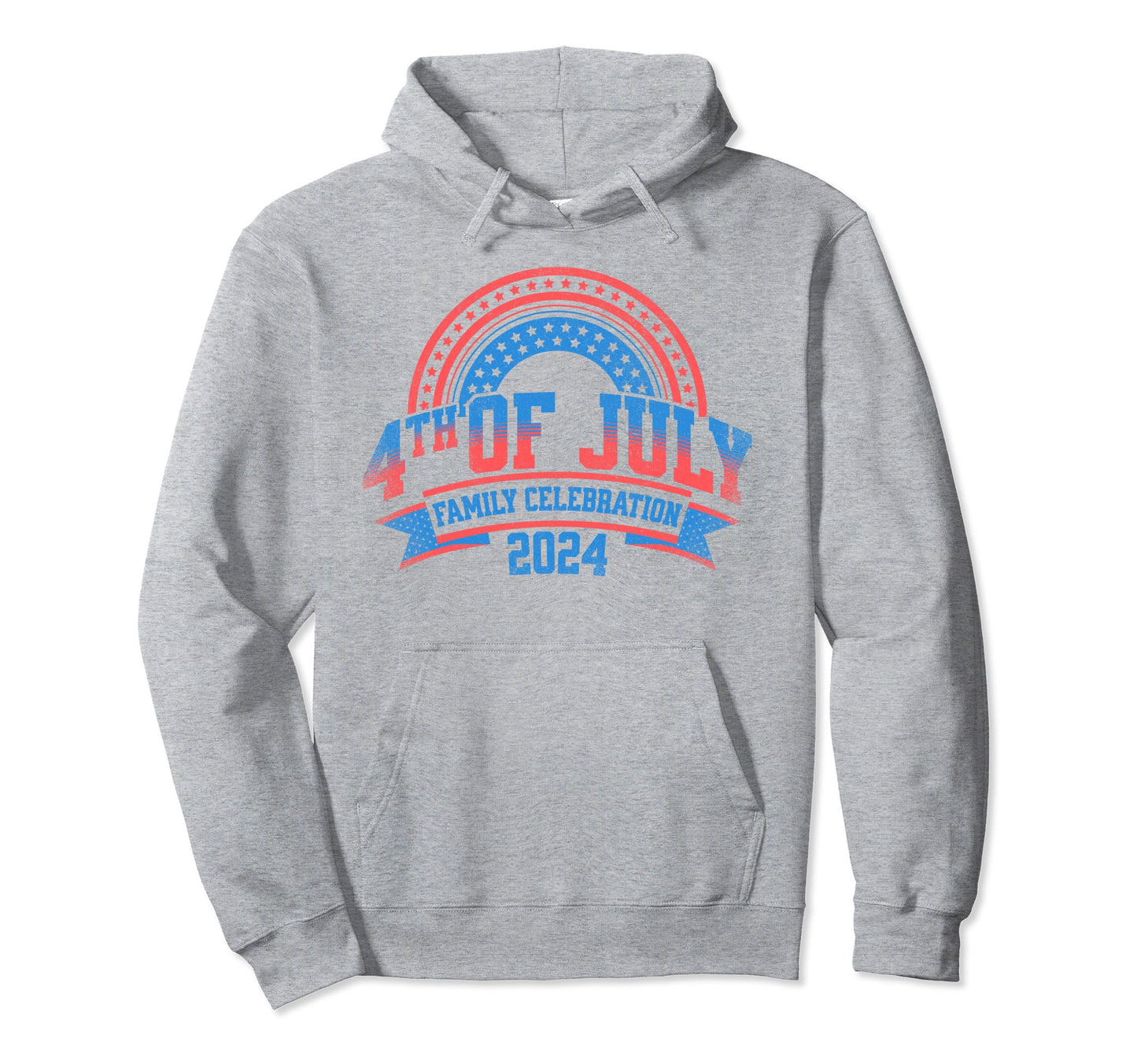 Patriotic Rainbow 4Th July Family Hoodie - Fun Novelty Design for Adults - T-Shirt, Sweatshirt, Hoodie