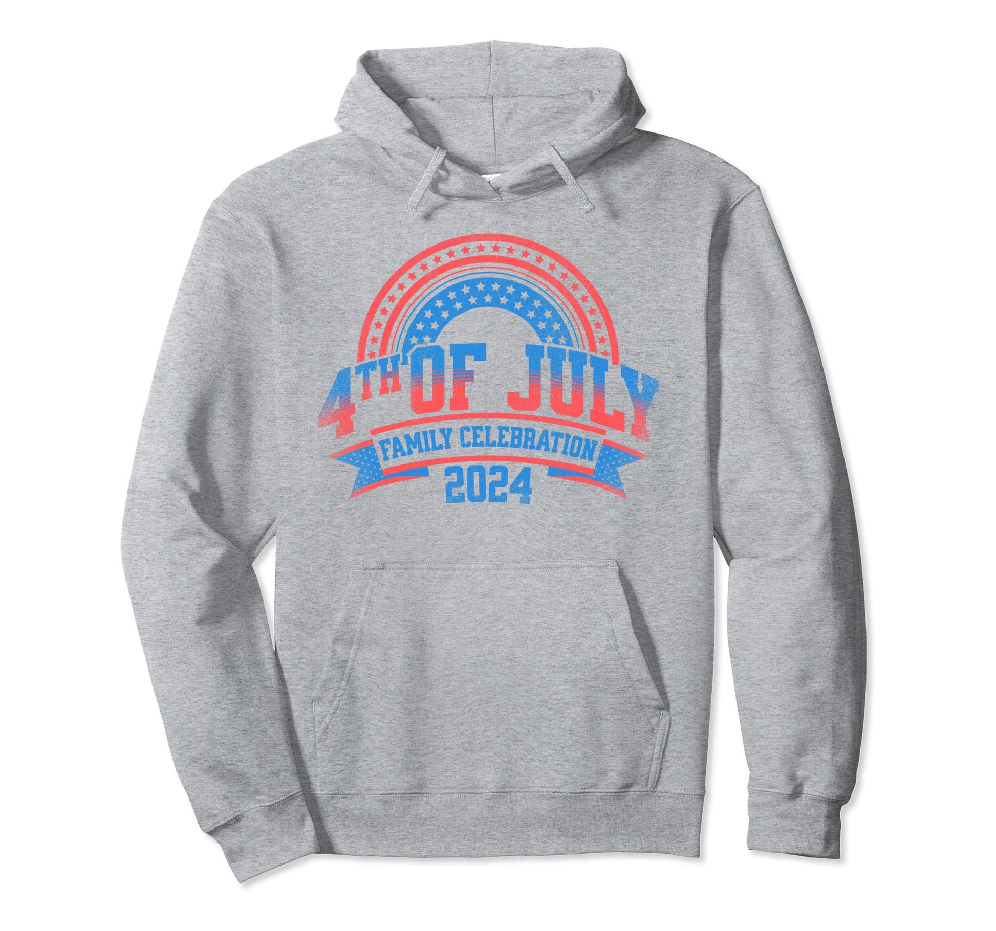 Patriotic Rainbow 4Th July Family Hoodie - Fun Novelty Design for Adults - T-Shirt, Sweatshirt, Hoodie