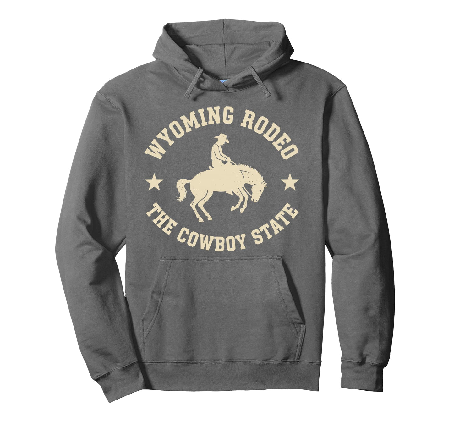 Wyoming Cowboy State Rodeo Souvenir Hoodie - Minimalist Print Unisex - T-Shirt, Sweatshirt, Hoodie
