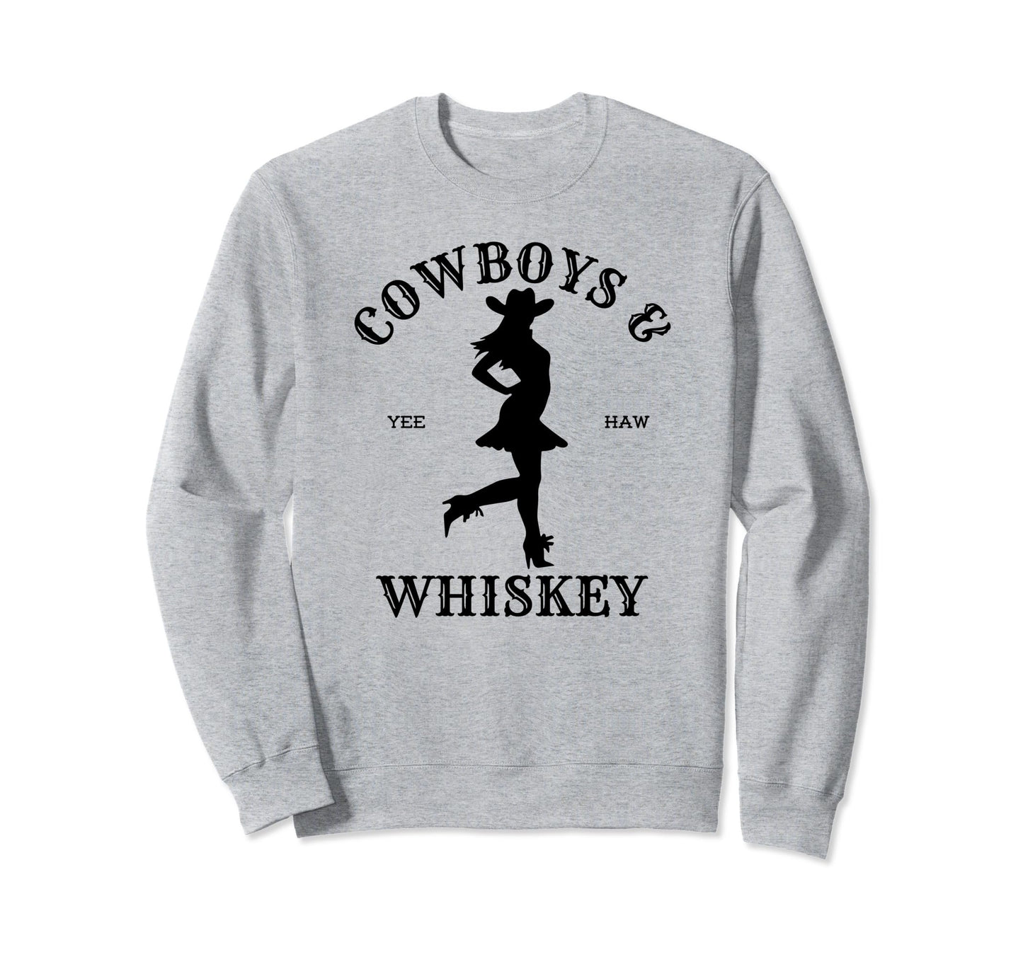 Linedance Cowboys And Whiskey Rodeo Sweatshirt - Custom Art Print Unisex - T-Shirt, Sweatshirt, Hoodie