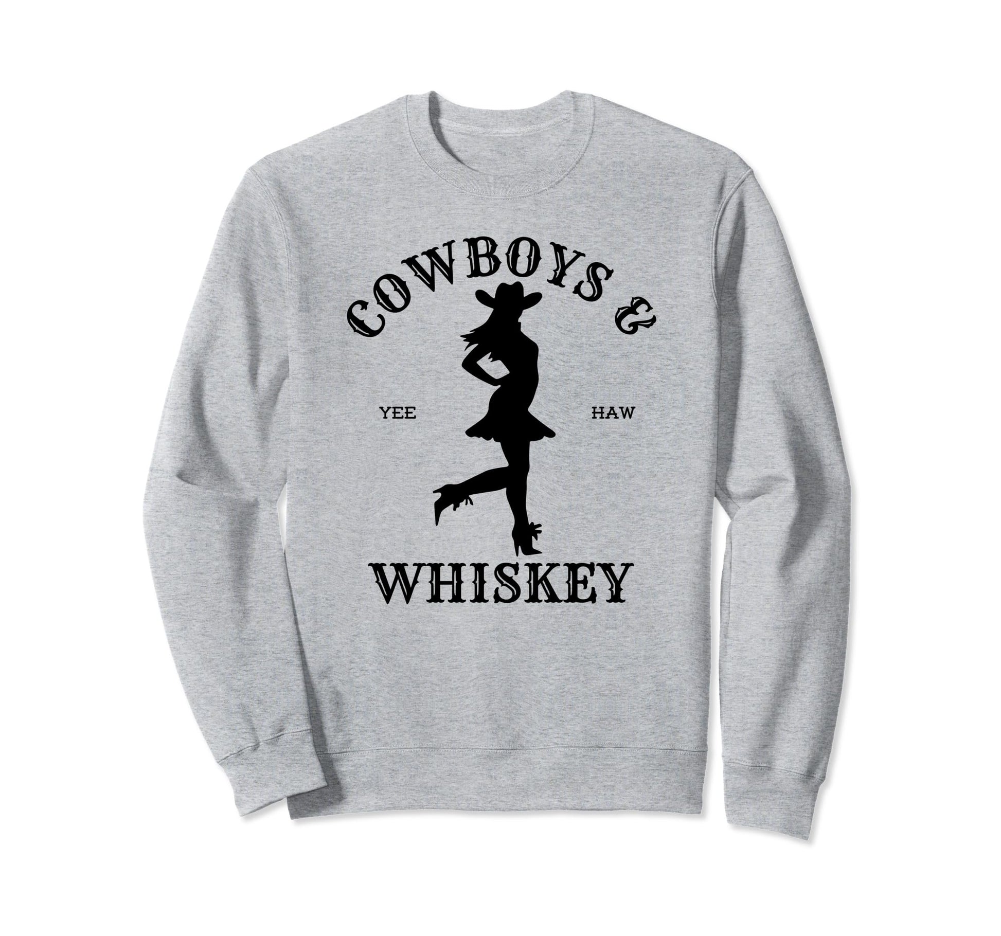 Linedance Cowboys And Whiskey Rodeo Sweatshirt - Custom Art Print Unisex - T-Shirt, Sweatshirt, Hoodie