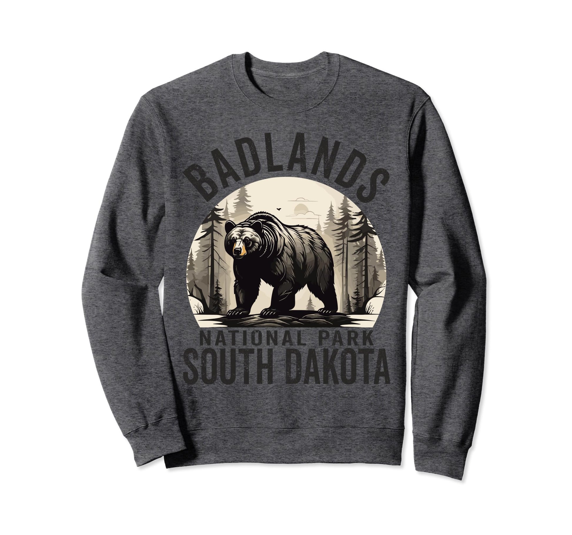 Badlands National Park South Sweatshirt - Aesthetic Graphic for Adults - T-Shirt, Sweatshirt, Hoodie