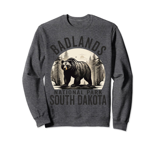 Badlands National Park South Sweatshirt - Aesthetic Graphic for Adults - T-Shirt, Sweatshirt, Hoodie